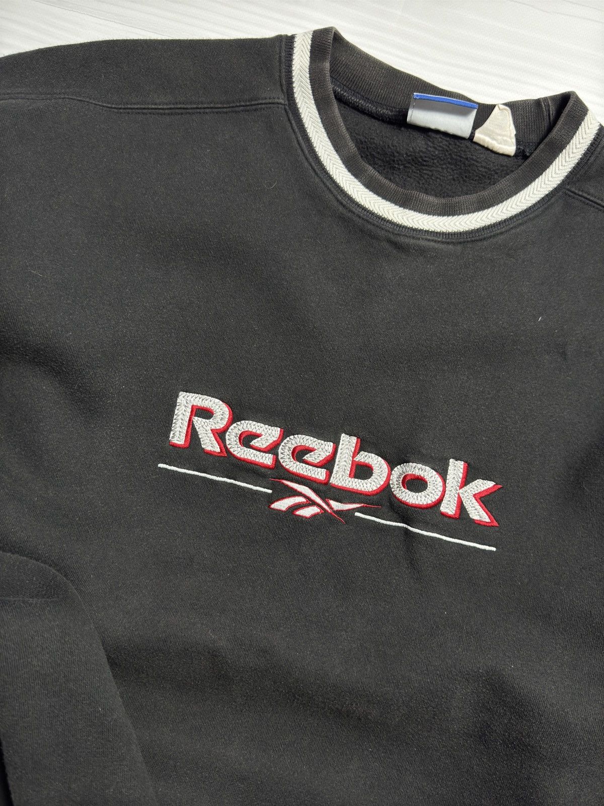 Reebok × Vintage Vintage Y2K Reebok Athletic DEPT Embroidered logo sweatshirt Size US XL / EU 56 / 4 - 5 Thumbnail