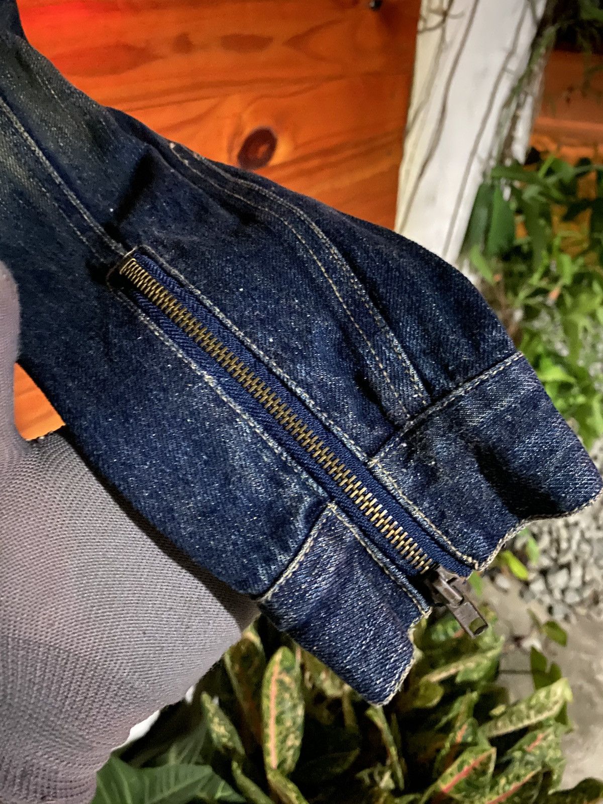 Japanese Brand Vintage Re-Work by Marble Denim Jacket | Unisex Japanese Size US S / EU 44-46 / 1 - 11 Thumbnail