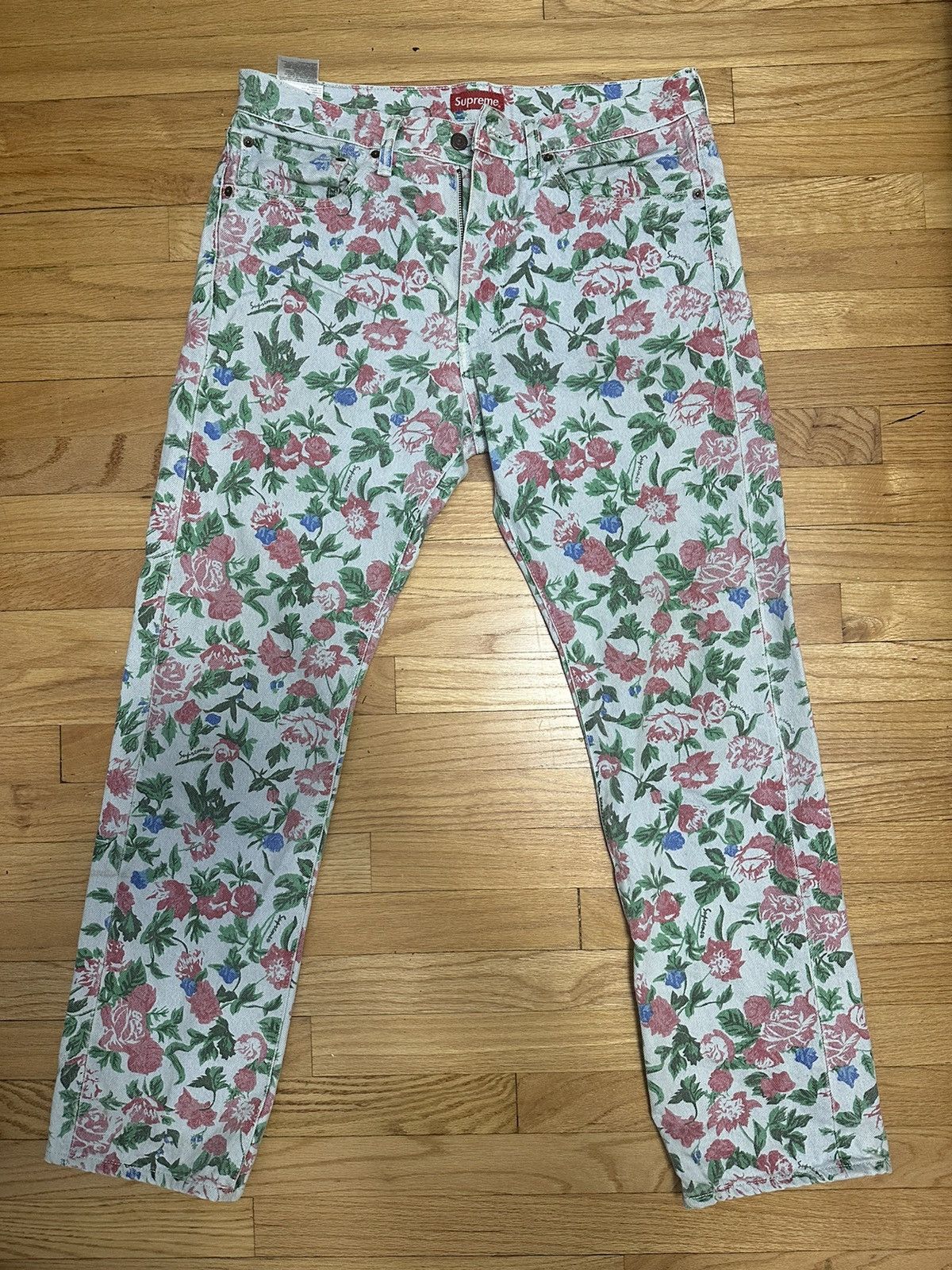 Supreme Floral Pants | Grailed