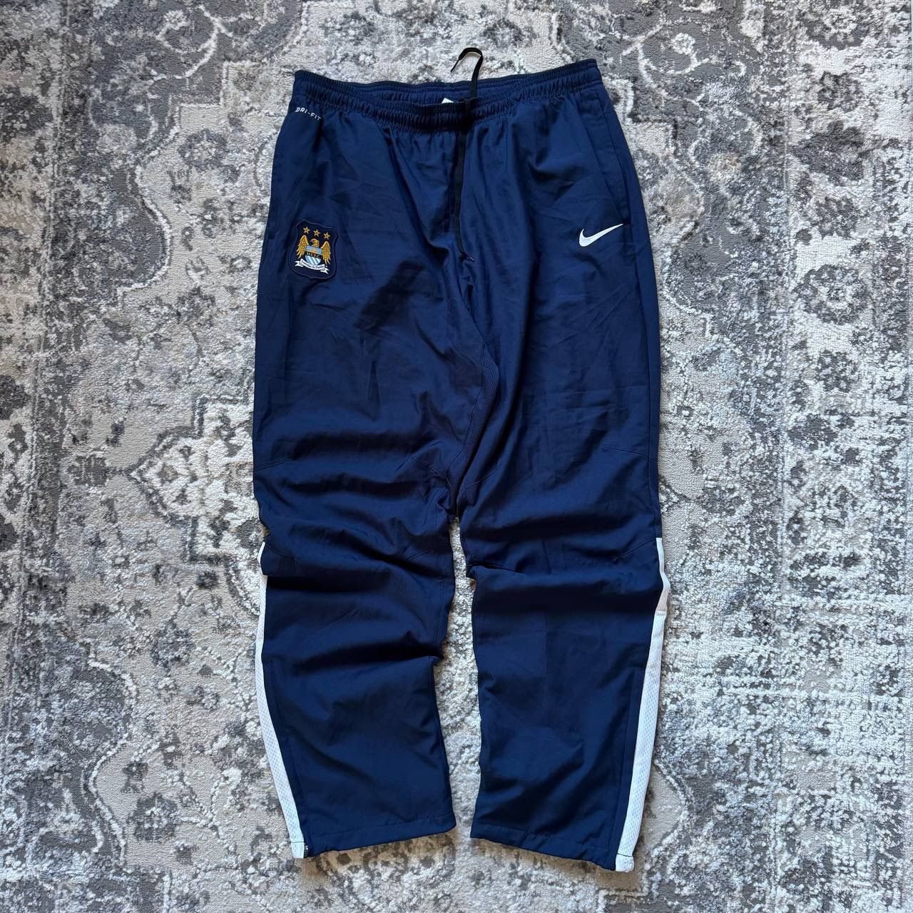 Nike Vintage Y2K Nike Manchester City Drill Track Pants Parachute Size US 36 / EU 52 - 1 Thumbnail