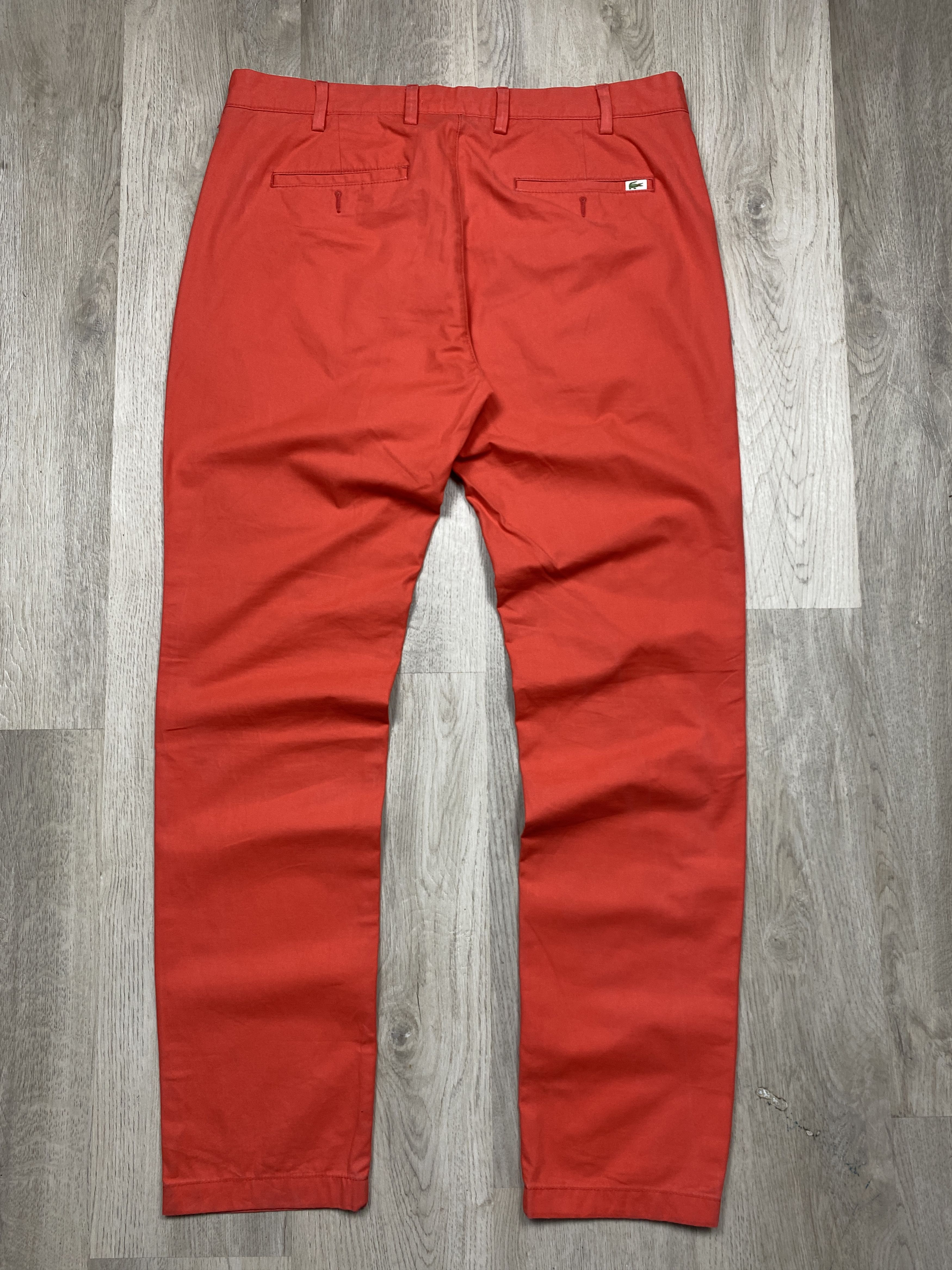 Lacoste × Vintage Lacoste Vintage Mens Chino Pants Slim Fit Size US 36 / EU 52 - 8 Thumbnail