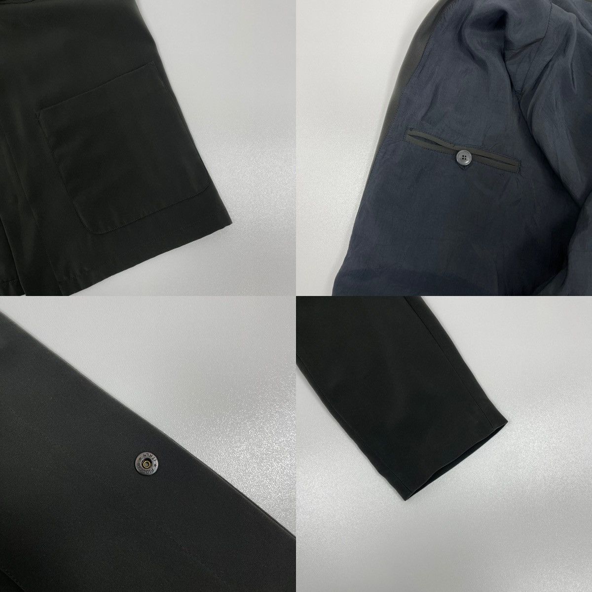 Giorgio Armani Giorgio Armani Pocket Vintage Polyester Jacket Green Rare Size US L / EU 52-54 / 3 - 7 Thumbnail