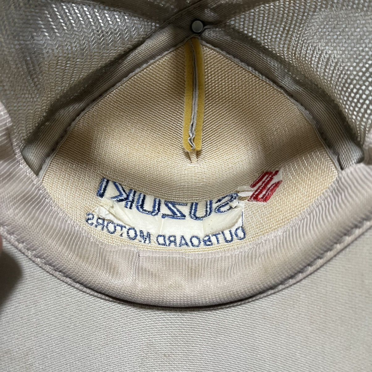 Vintage VINTAGE 90s SUZUKI OUTBOARD MOTOR SNAPBACK TRUCKER HAT Size ONE SIZE - 5 Thumbnail