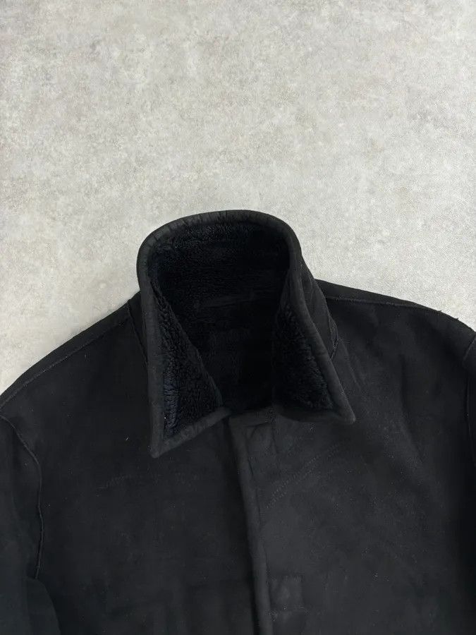 Armani Collezioni 2000s Armani Collezioni Black Faux Fur Coat Size US M / EU 48-50 / 2 - 4 Thumbnail