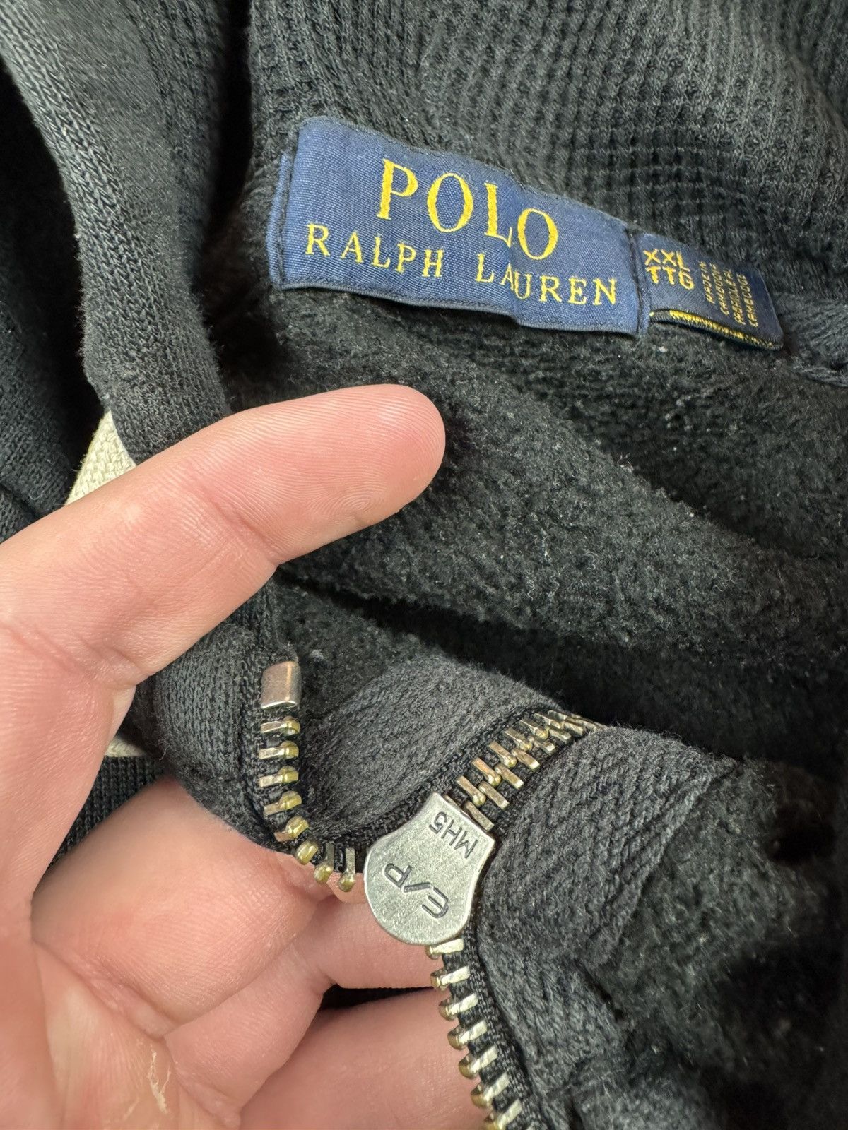 Polo Ralph Lauren Vintage Y2K Polo Ralph Lauren Oversized baggy zip up hoodie Size US XL / EU 56 / 4 - 5 Thumbnail