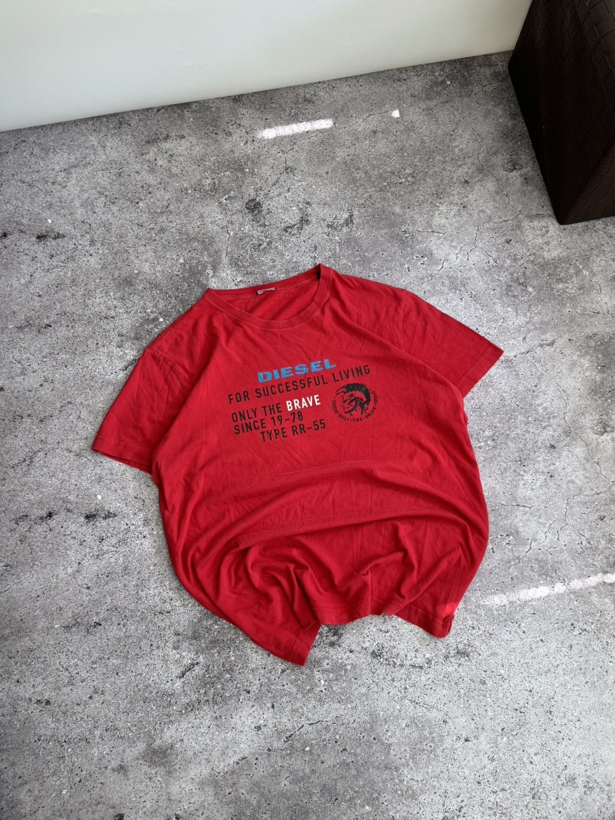 Diesel × Vintage Vintage Diesel Y2K big logo faded t-shirt Size US XL / EU 56 / 4 - 3 Thumbnail