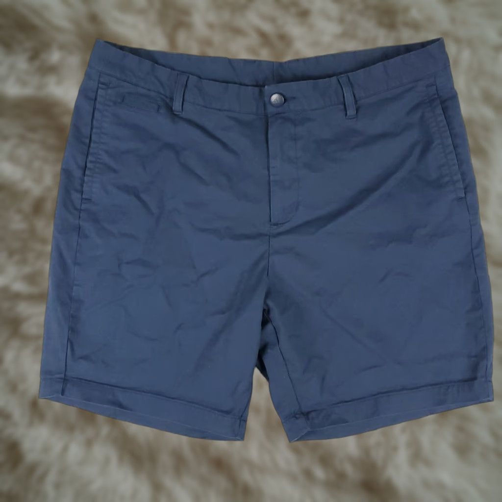 Adidas Adidas Shorts Mens 38 Blue Golf Casual Flat Front Chino Slash Pockets Size US 38 / EU 54 - 1 Thumbnail