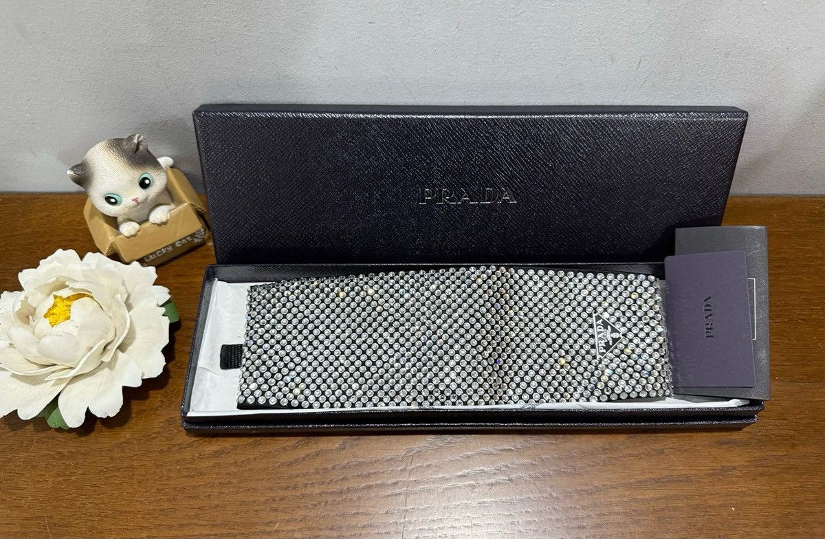 Gucci Prada Crystal Metallic Headband Size ONE SIZE - 3 Thumbnail