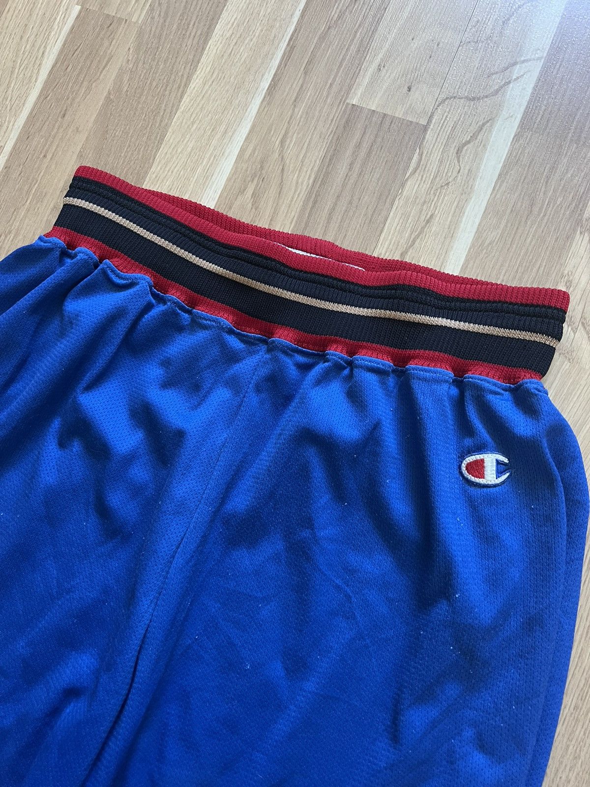 Champion VTG 90's Philadelphia sixers 76ers NBA champion rare shorts Size US 32 / EU 48 - 7 Thumbnail