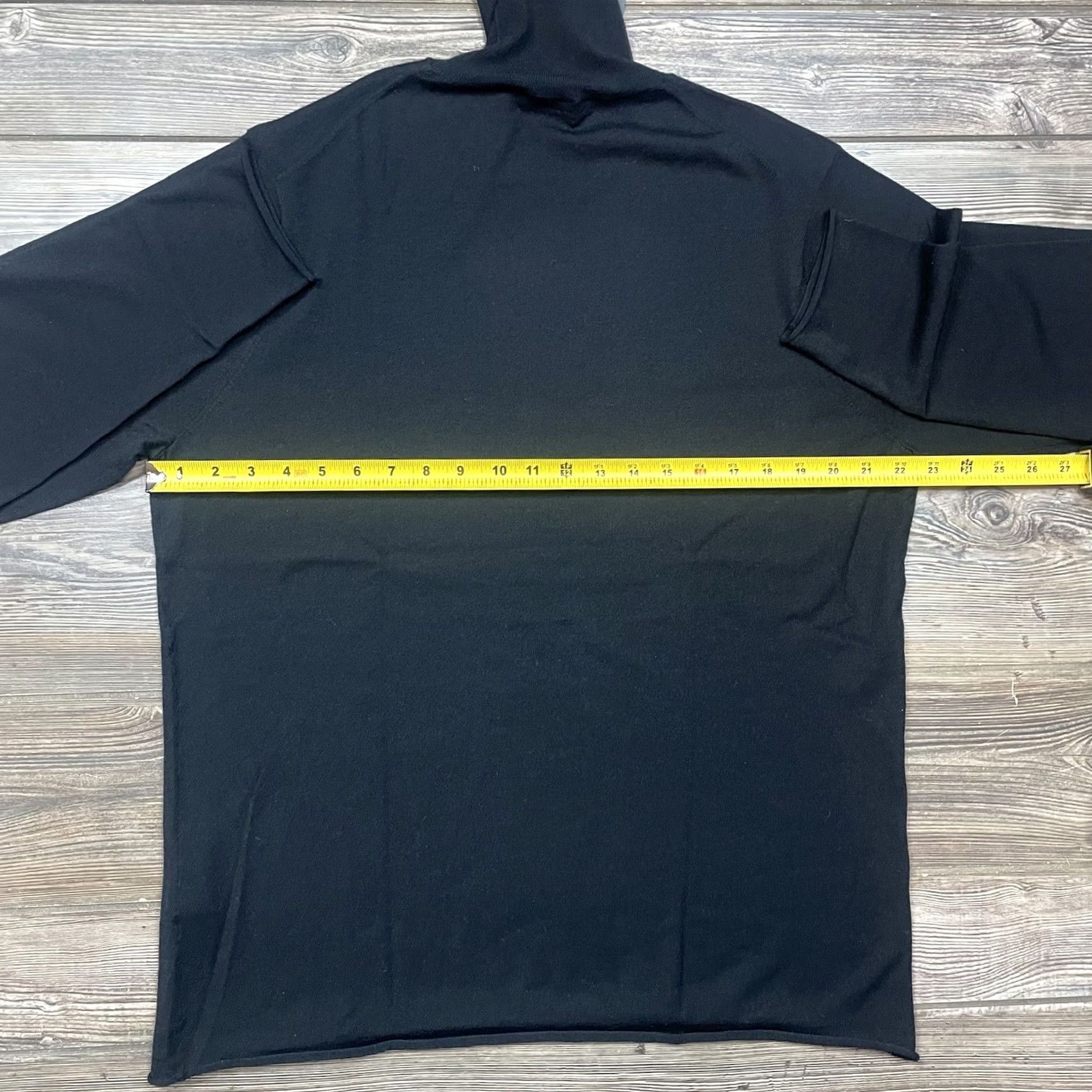 G/Fore Sweater Mens Large Black Turtleneck Merino Wool Blend Pullover, Men's — image 5 of 6