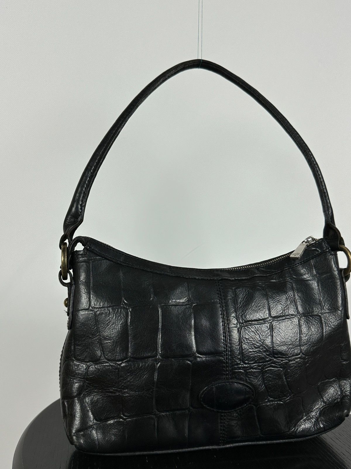 Mulberry Vintage Mulberry Black Leather Handbag Size ONE SIZE - 6 Thumbnail