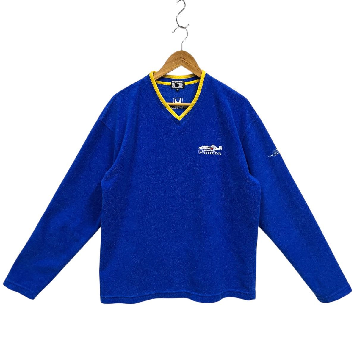 Formula 1 × Honda × Vintage Vintage 90s Honda Formula One F1 Fleece Sweatshirt Size US L / EU 52-54 / 3 - 1 Thumbnail
