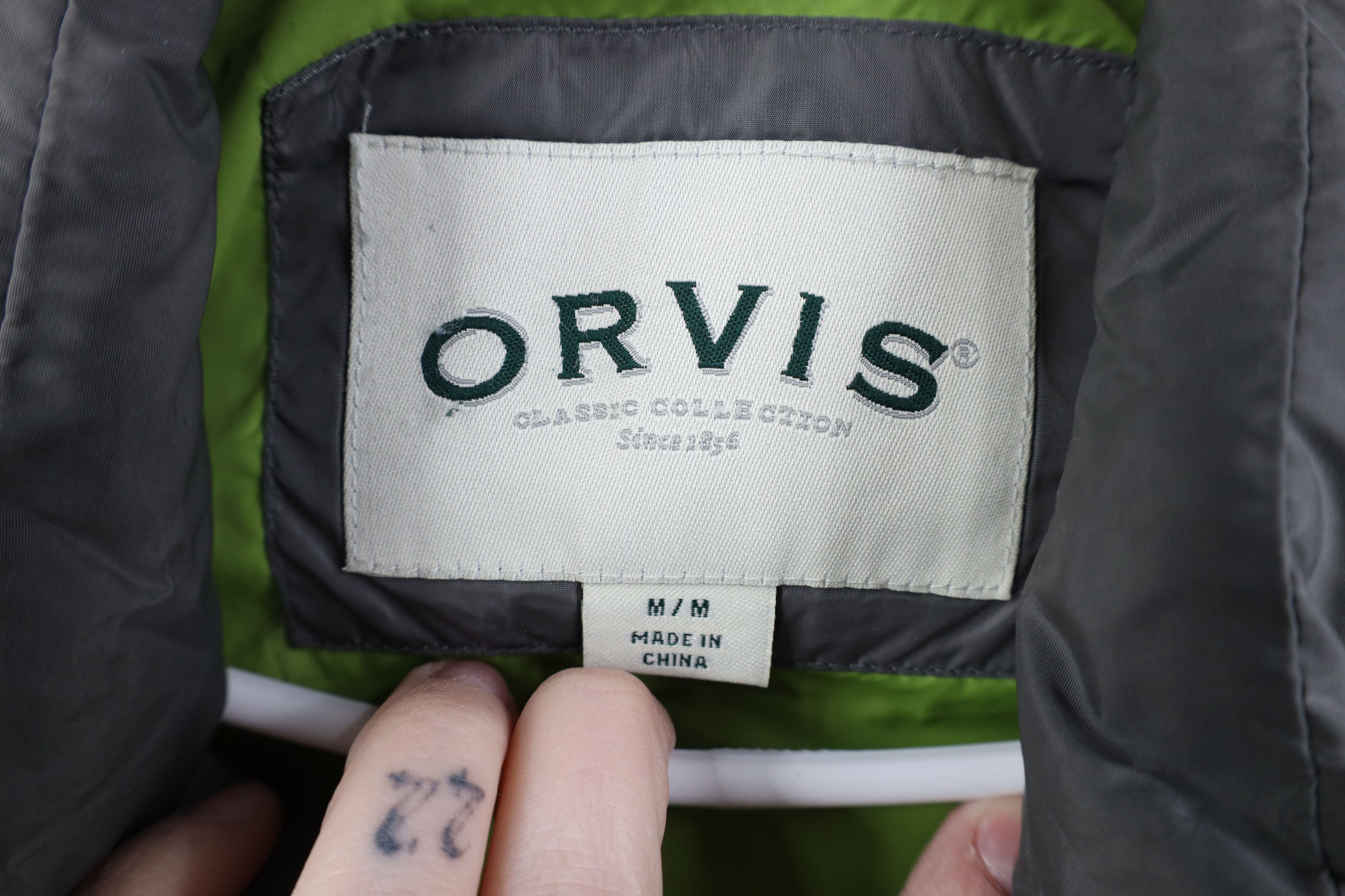 Orvis Vintage Y2K Orvis Hiking Duck Down Puffer Vest Jacket Gray Size US M / EU 48-50 / 2 - 11 Thumbnail
