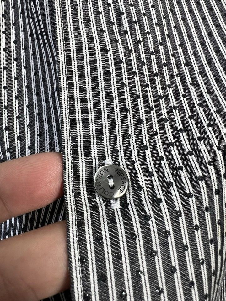 Versace Versace Collection Men’s Shirt Long Sleeve Size 44/17.5 Size US L / EU 52-54 / 3 - 13 Thumbnail
