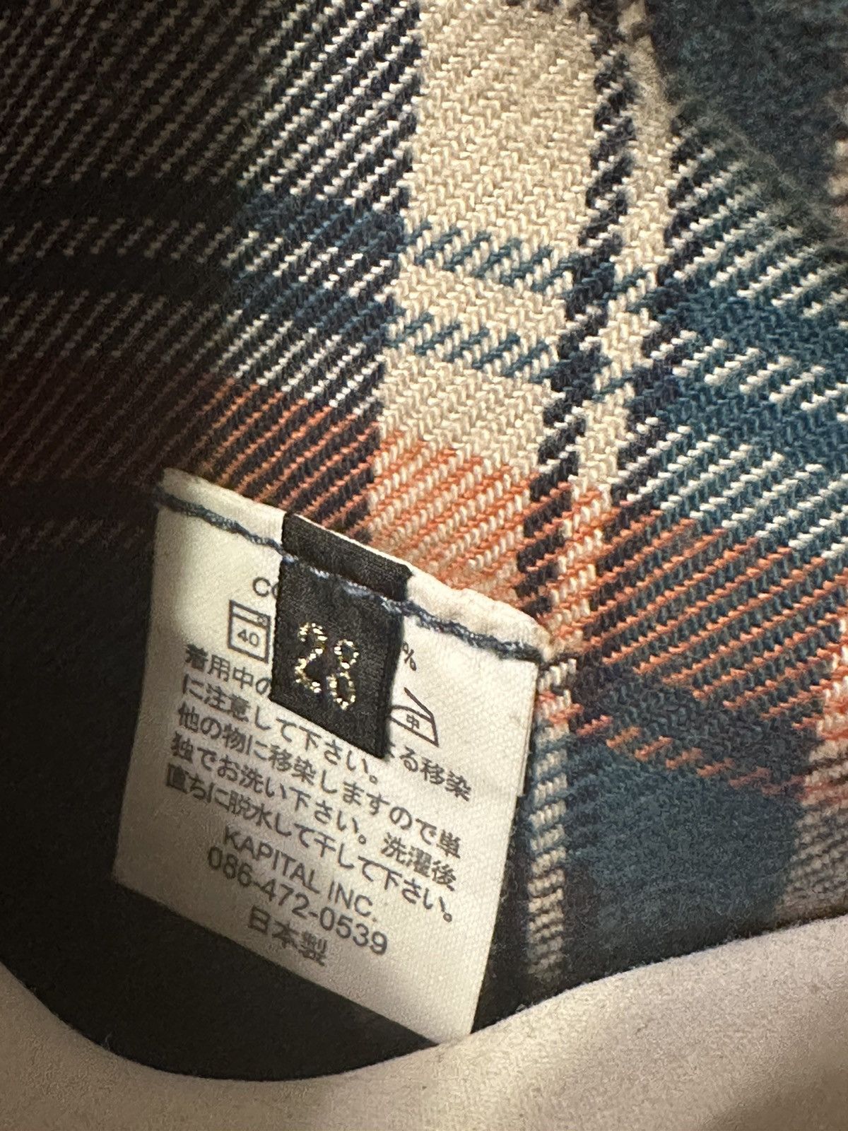 Kapital × Kapital Kountry Kapital S/S14 “ Sailor Ninja “ Plaid Gemstone Pant Size US 28 / EU 44 - 5 Thumbnail