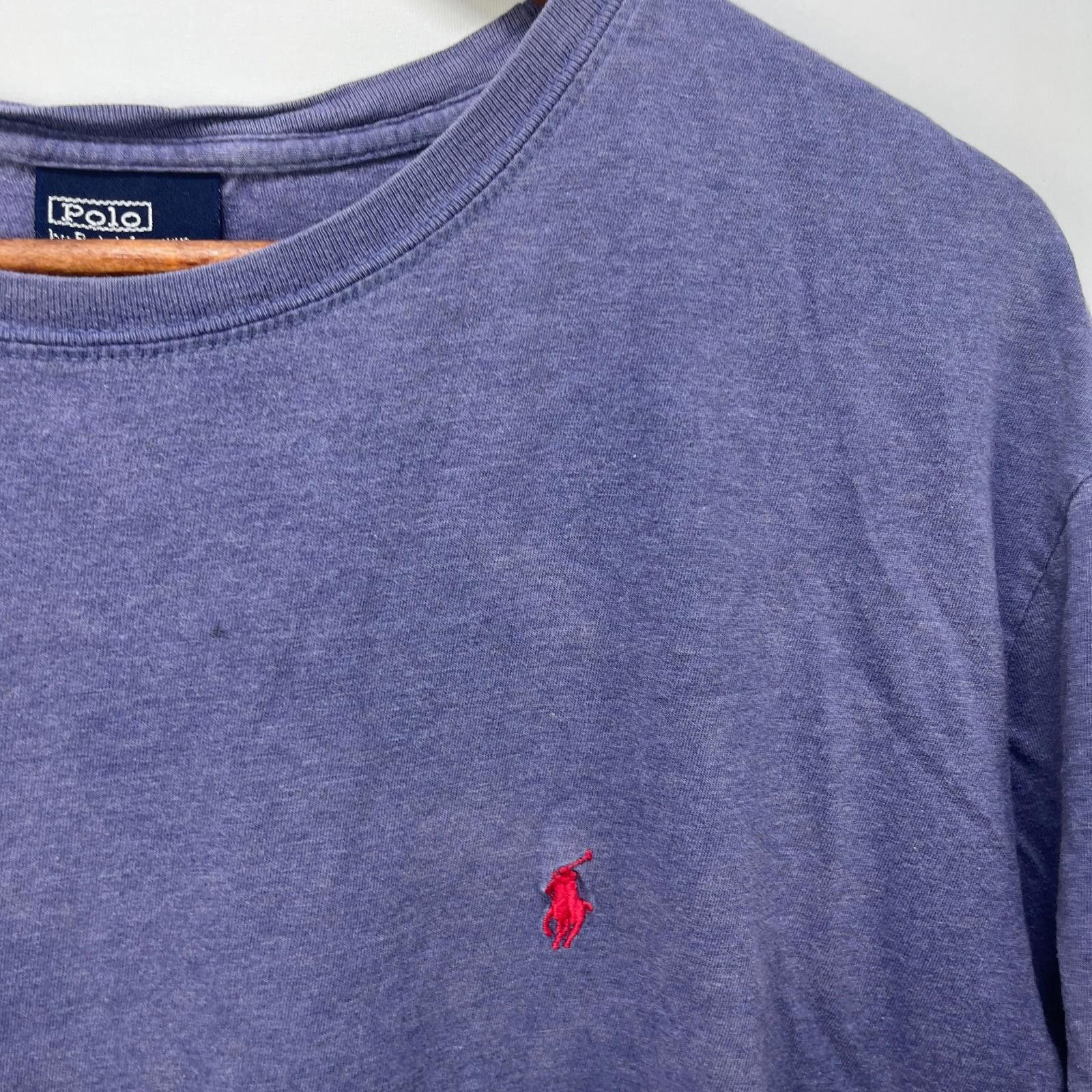 Polo Ralph Lauren Vintage Polo Ralph Lauren Sun Faded Pony T Shirt XL Size US XL / EU 56 / 4 - 3 Thumbnail