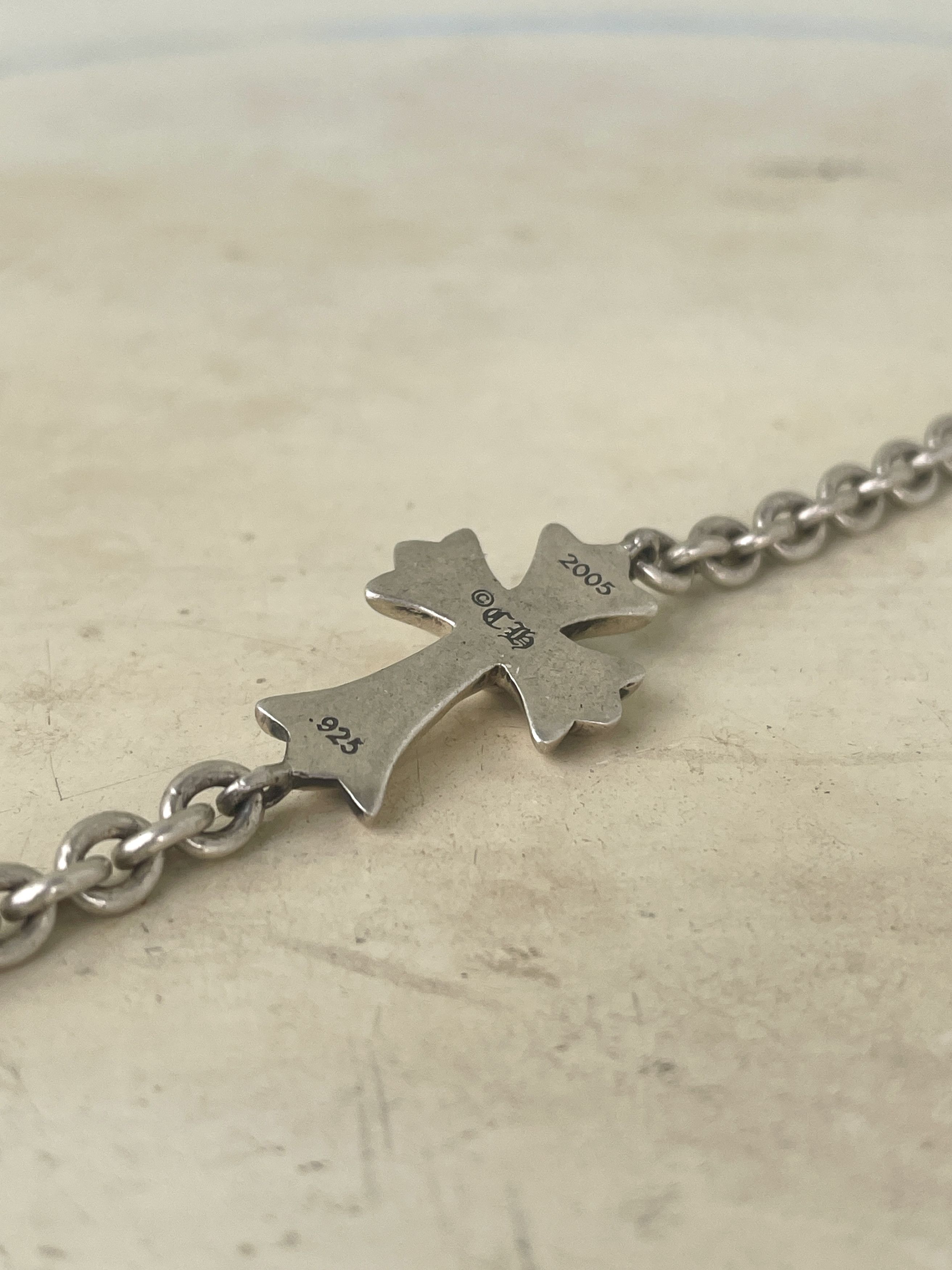 Chrome Hearts Chrome Hearts Tiny Cross Bracelet Size ONE SIZE - 9 Thumbnail