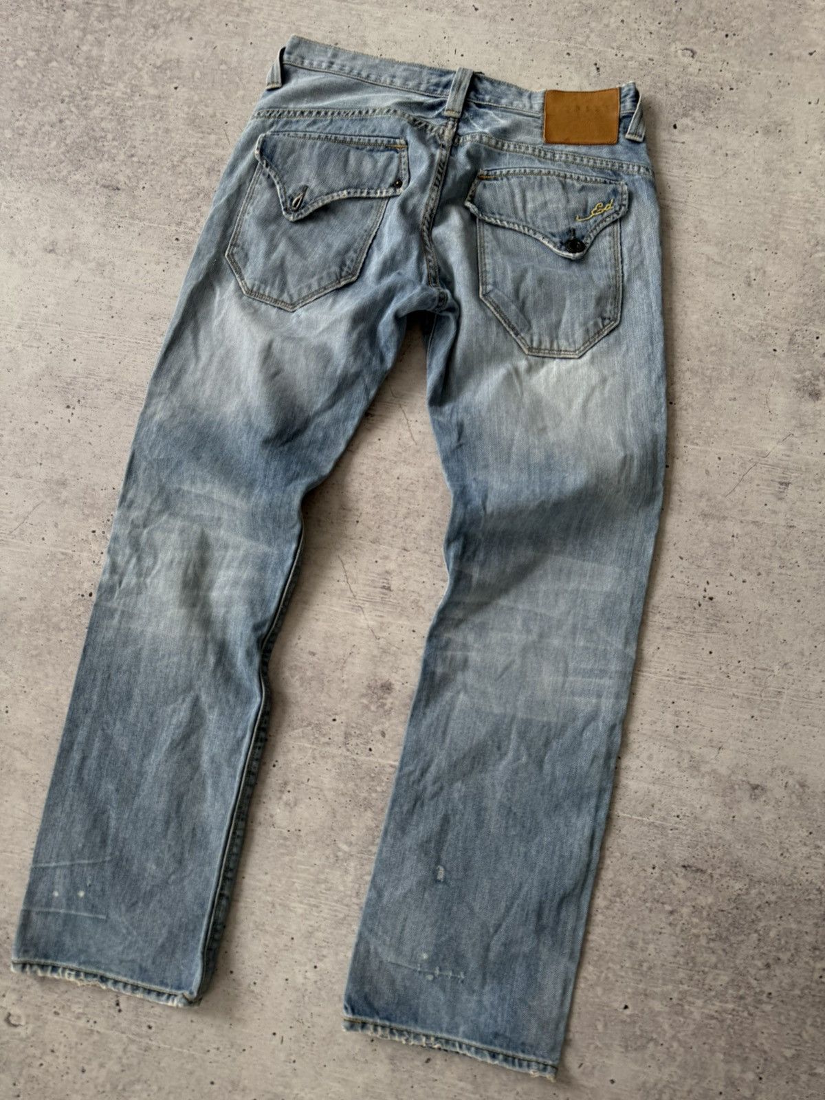 Ed Hardy Vintage Y2K Ed Hardy x Christian Audigier Boys Denim Pants Size US 33 - 6 Thumbnail