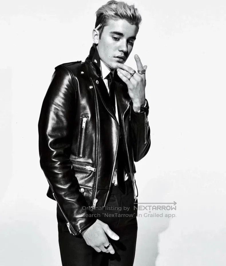 Saint Laurent Paris Saint Laurent Paris Lamb Leather Motorcycle Jacket Size US M / EU 48-50 / 2 - 7 Thumbnail