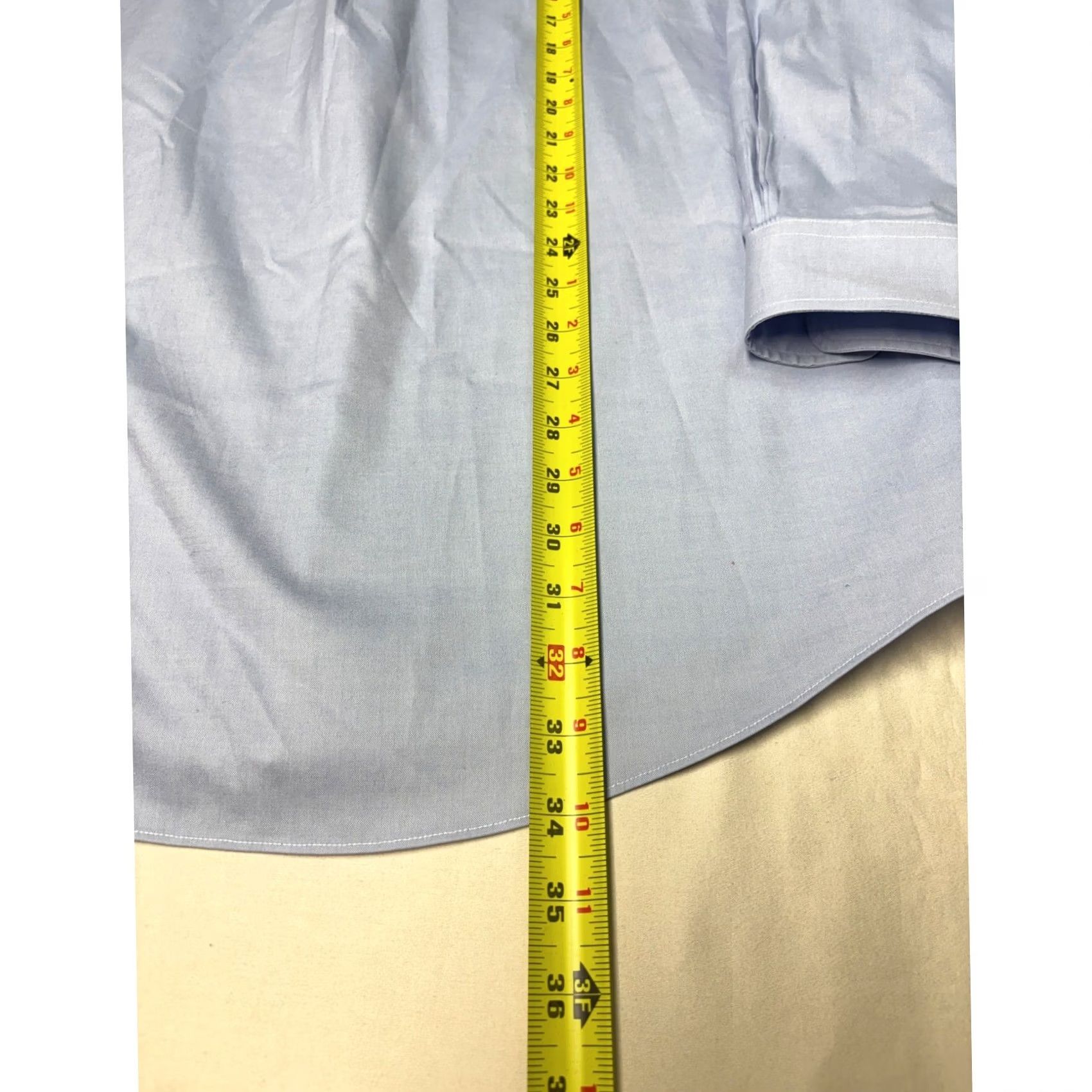 Brooks Brothers Brooks Brothers Madison Fit Shirt Blue Non-Iron Stretch Supima Cotton Dress Shirt Long Sleeve Button-Down Collar Pockets Classic Fit Mens 18 Size US XXL / EU 58 / 5 - 7 Thumbnail