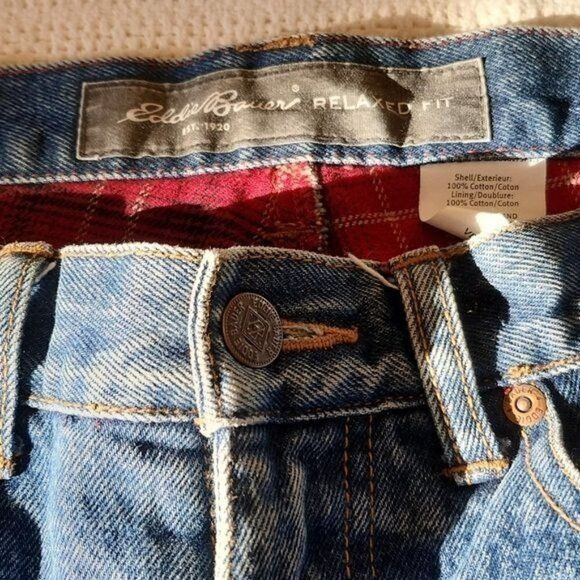 Eddie Bauer Eddie Bauer Relaxed Fit Flannel Lined Insulated Pocketed Hig Size US 34 / EU 50 - 2 Thumbnail