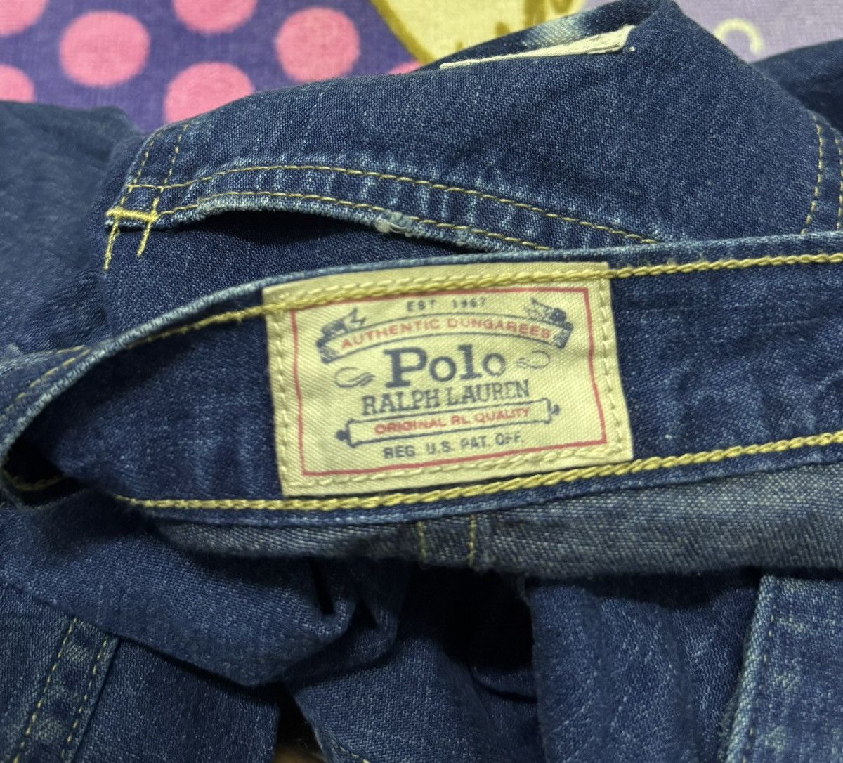 Polo Ralph Lauren POLO RALPH LAUREN Soft Denim Pant Rare Design Unisex Size US 30 / EU 46 - 8 Thumbnail