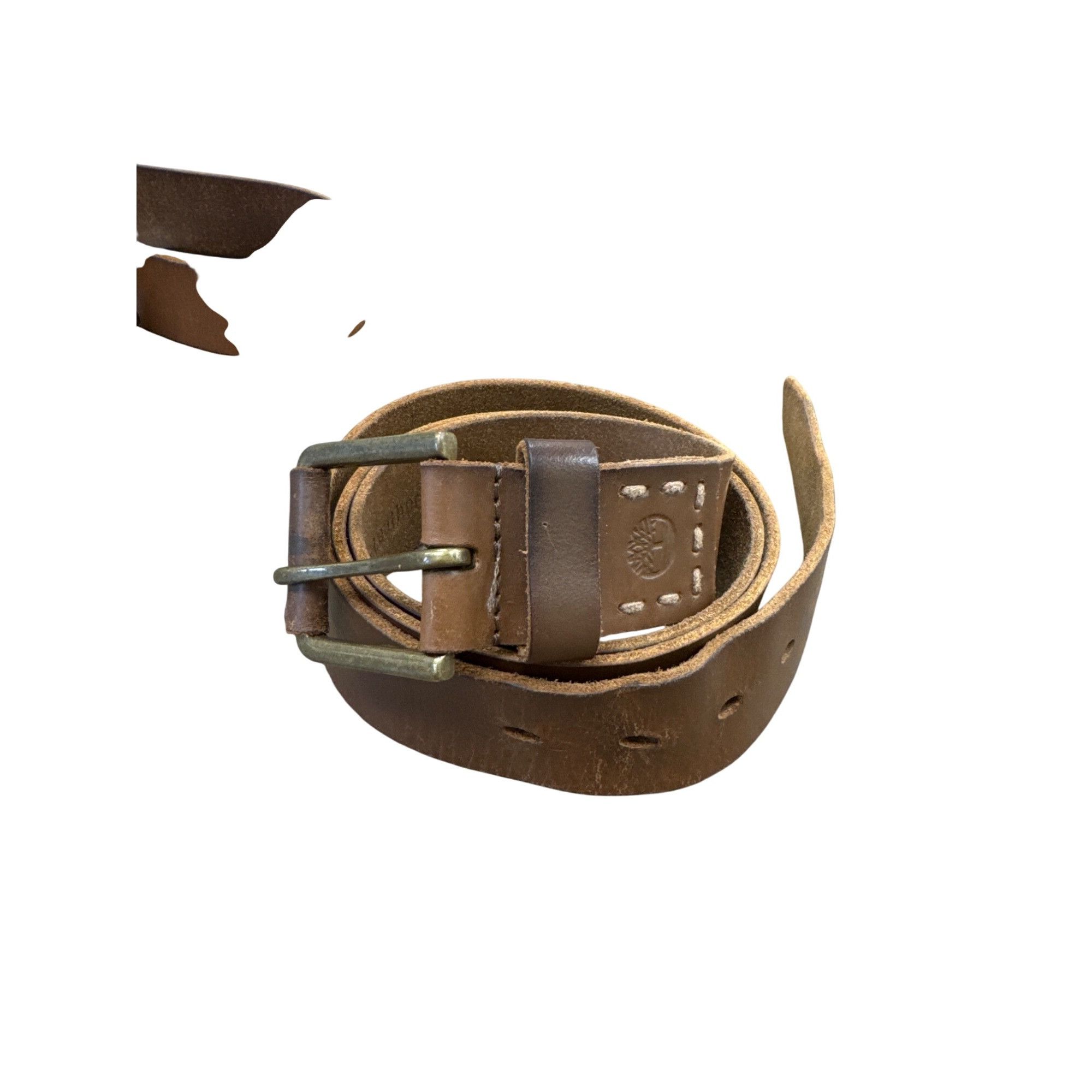 Timberland Brown Leather Mens Belt 40"x1.5" By Timberland SKU 6944 Size 40 - 1 Thumbnail