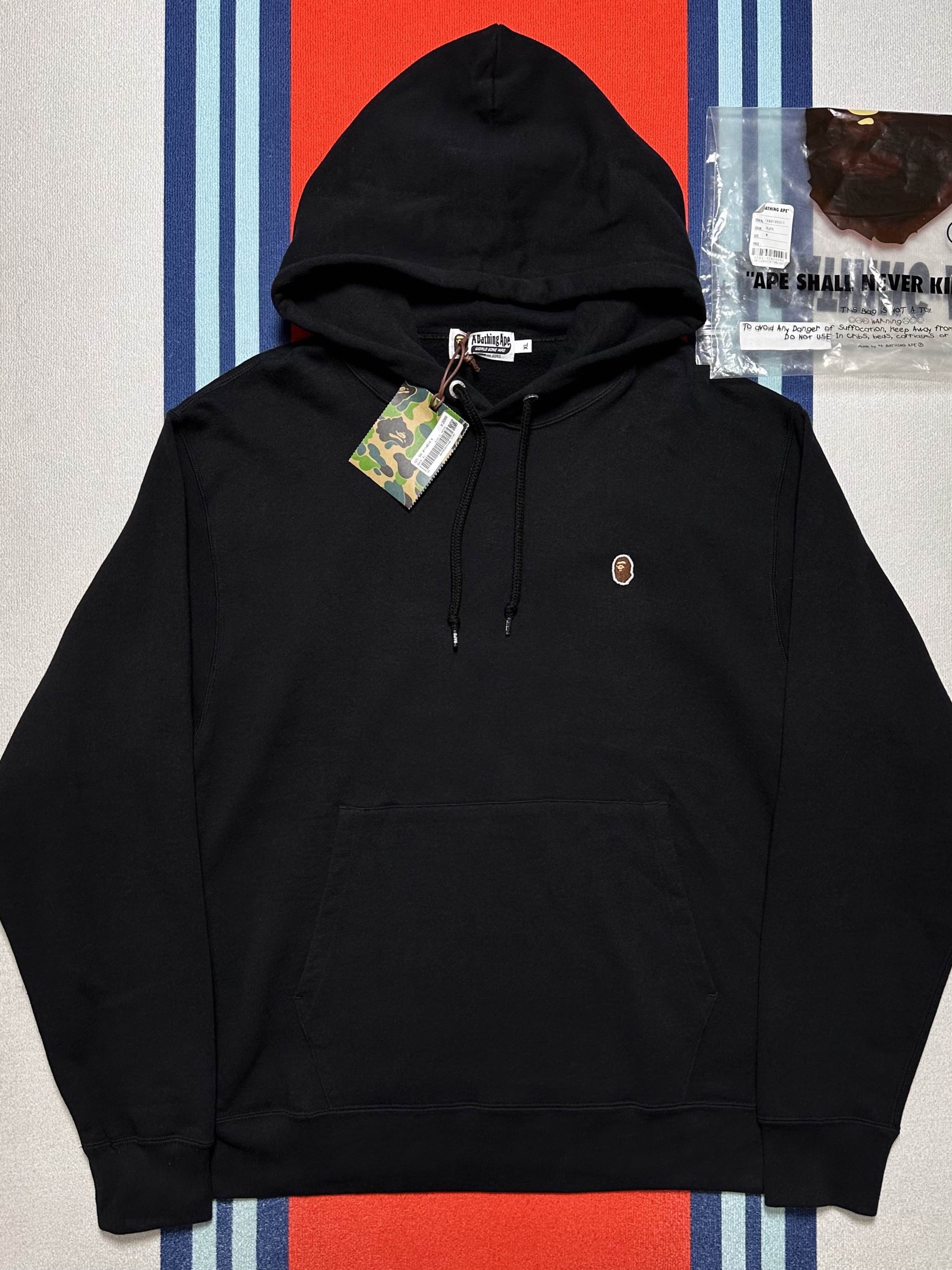 Bape A Bathing Ape Embroidered Ape Head Hoodie Size XL Size US XL / EU 56 / 4 - 1 Thumbnail