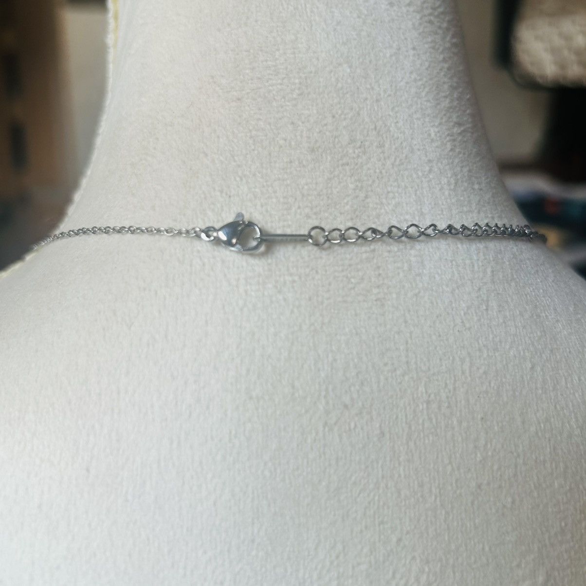 Handmade Handcrafted vintage bead drop pendant on chain necklace Size ONE SIZE - 5 Thumbnail