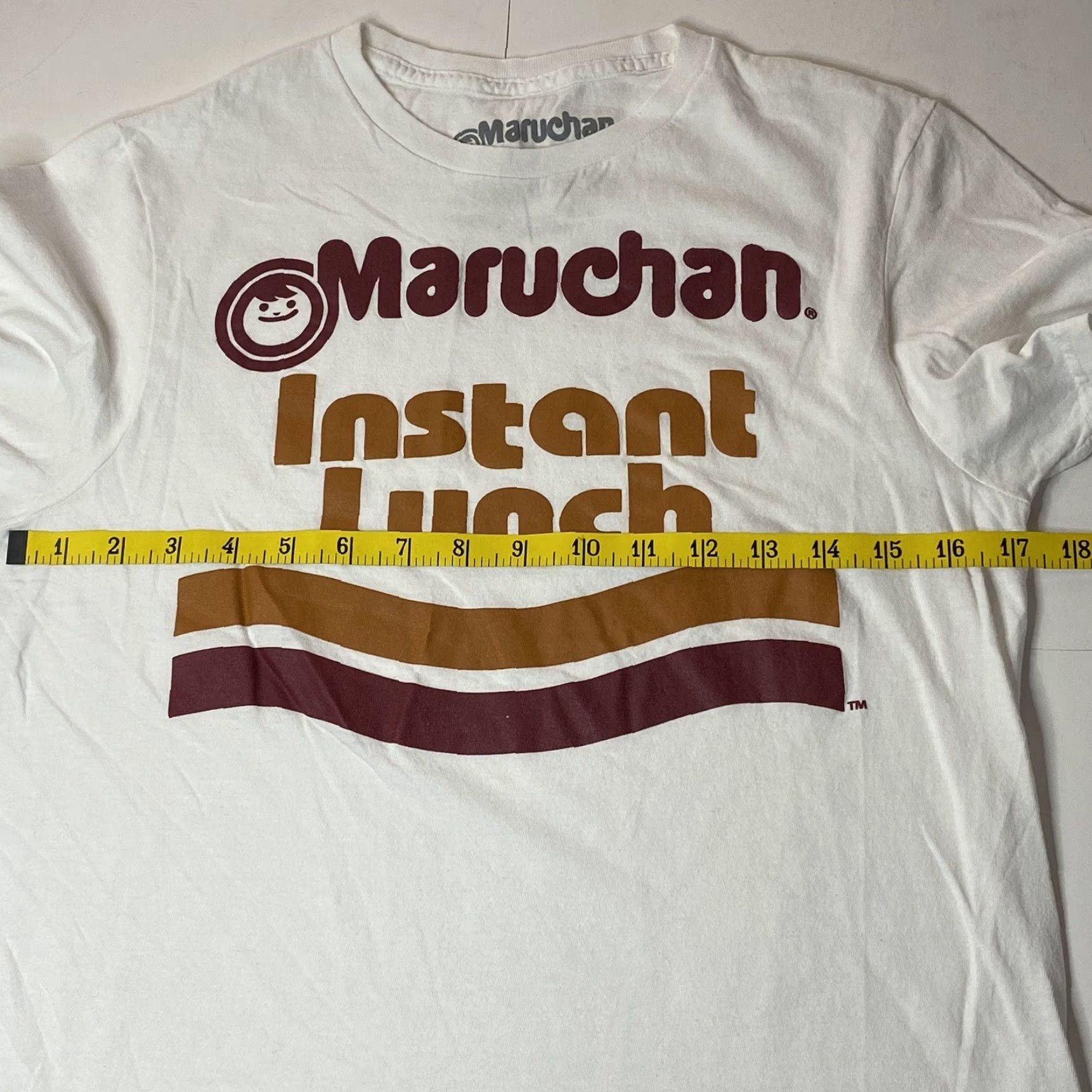 Vintage MARUCHAN Ramen Noodle Instant Lunch Logo T-Shirt White Womens Size SM Size S / US 4 / IT 40 - 6 Thumbnail