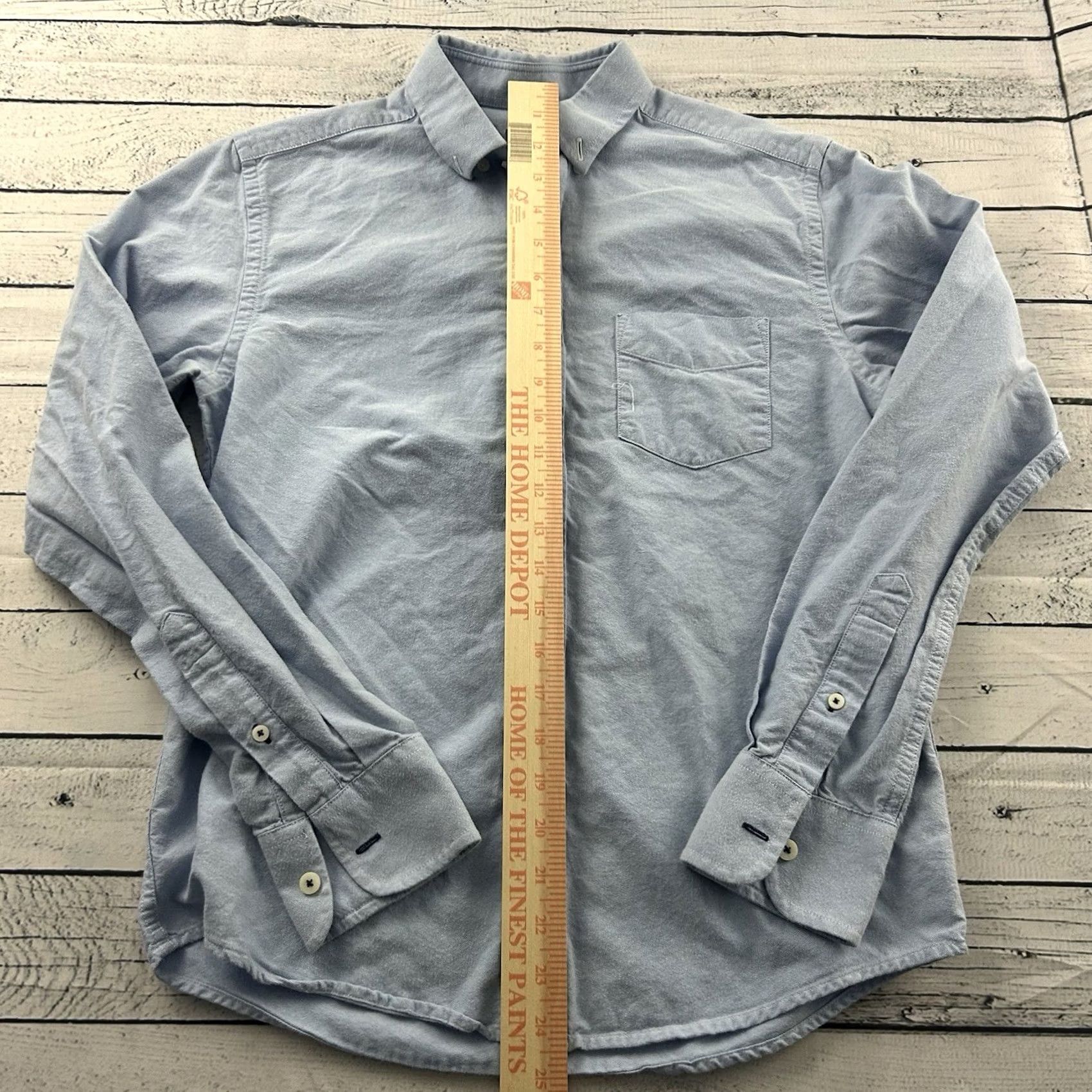 UNTUCKit UNTUCKit Shirt Long Sleeve Button-Up Men's Small Blue Size US S / EU 44-46 / 1 - 3 Thumbnail