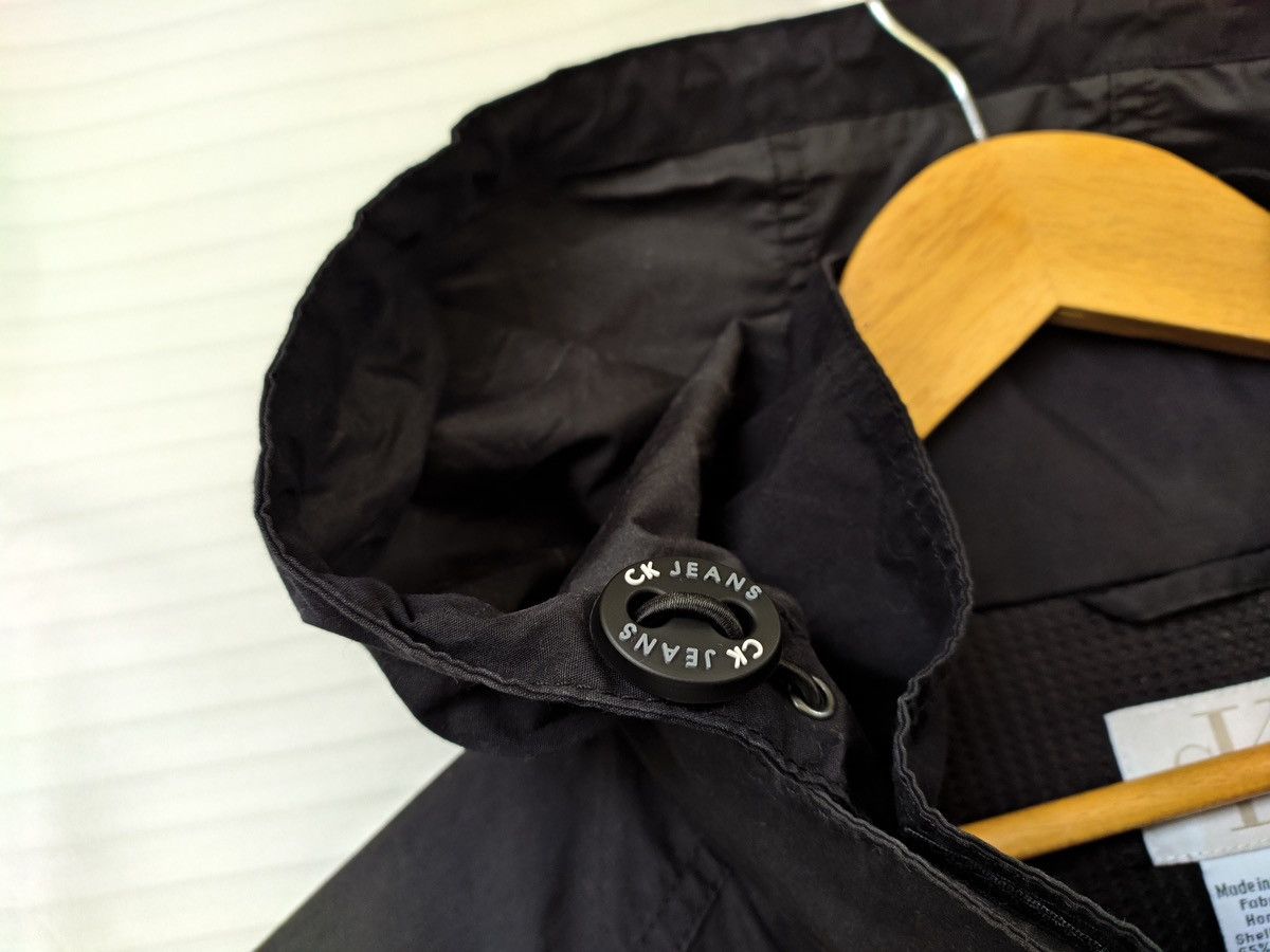 Calvin Klein × Vintage CK Calvin Klein 90s Jeans Zip Anorak Windbreaker Spellout Size US XXL / EU 58 / 5 - 5 Thumbnail
