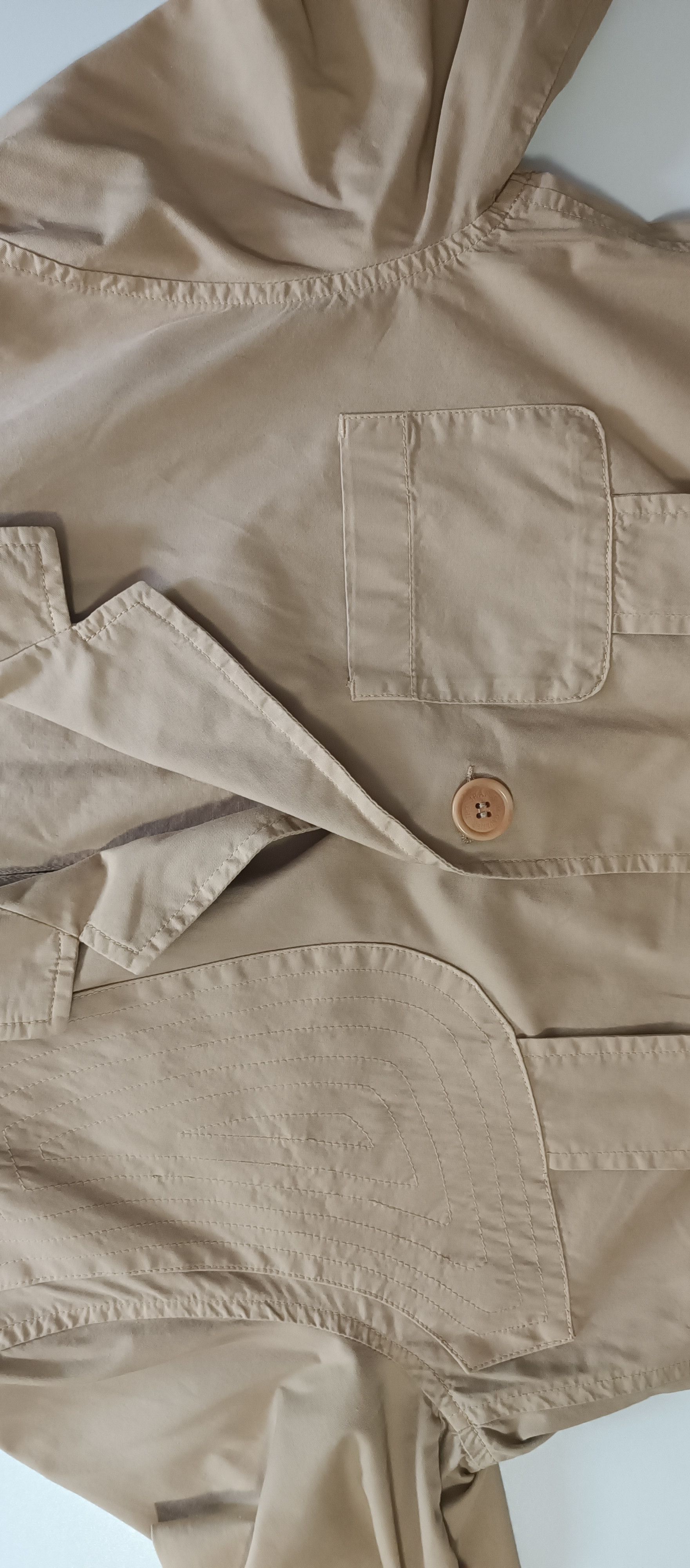 Jean Paul Gaultier SS2003 - Parachute light beige jacket Size US M / EU 48-50 / 2 - 9 Thumbnail