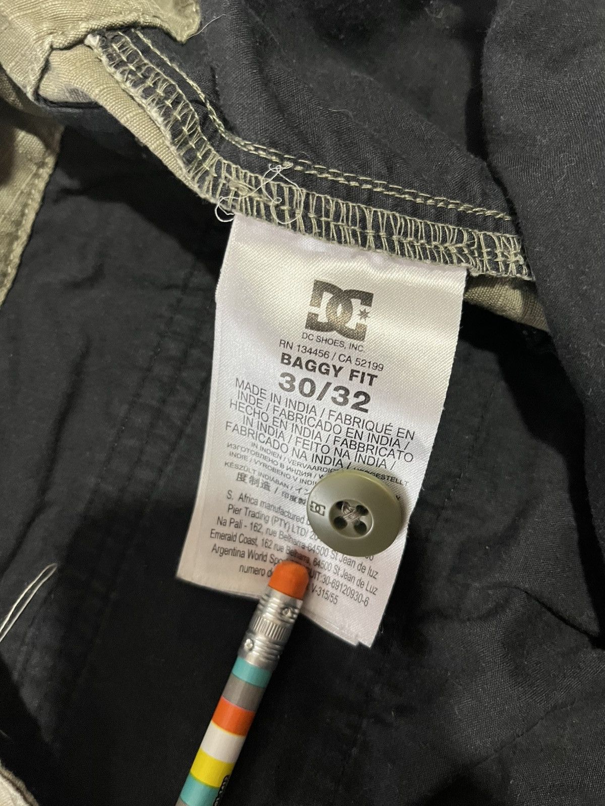 DC × Vintage Y2K dc shoes baggy cargo pants Size US 32 / EU 48 - 3 Thumbnail