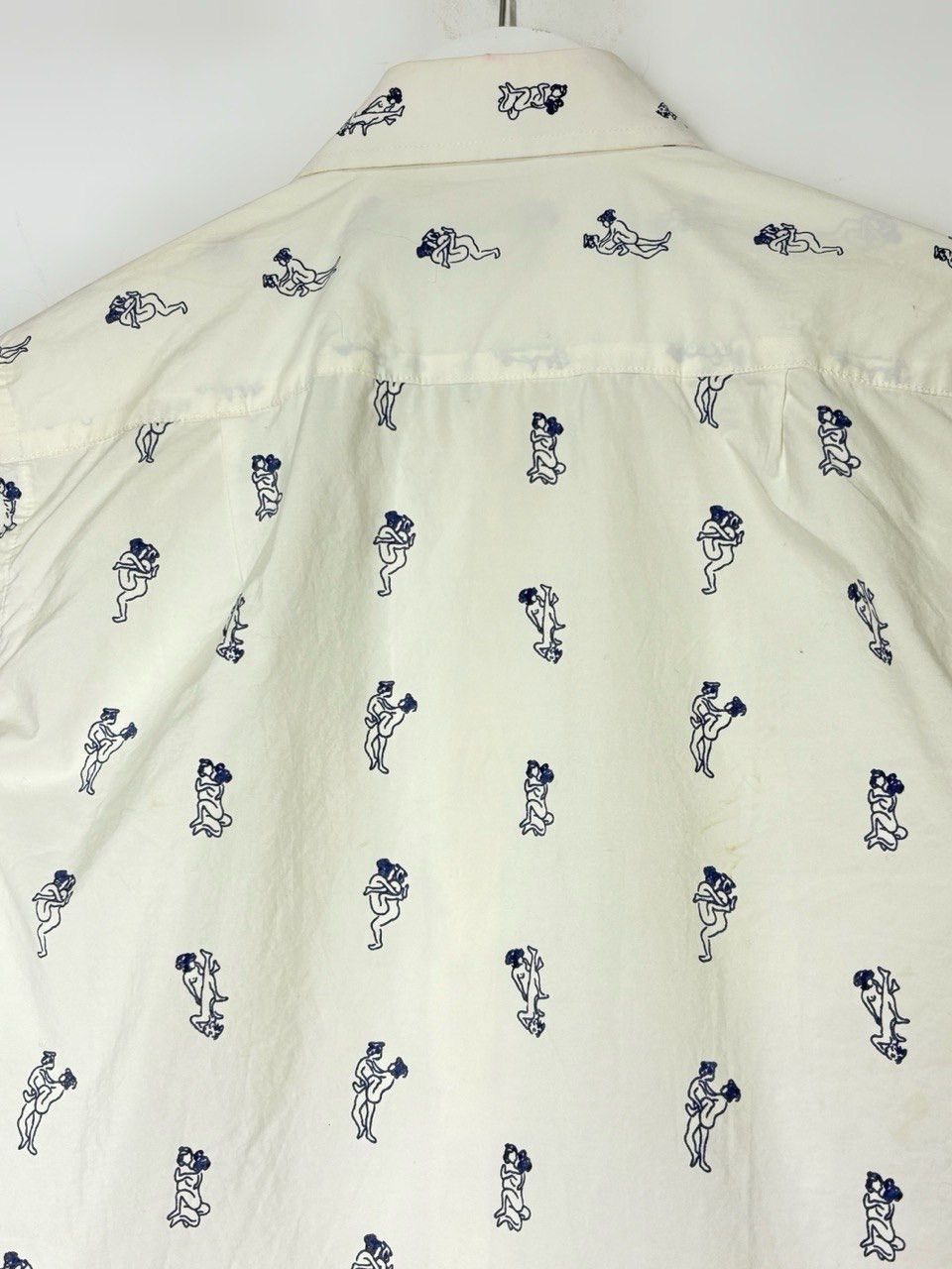 Evisu Evisu Japanese Kamasutra All Over Print Short Sleeve Shirt Size US S / EU 44-46 / 1 - 11 Thumbnail
