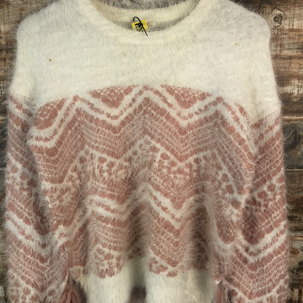 Homespun Knitwear Mar Blee Pink fur mohair Knitwear #A2281 Size M / US 6-8 / IT 42-44 - 5 Thumbnail