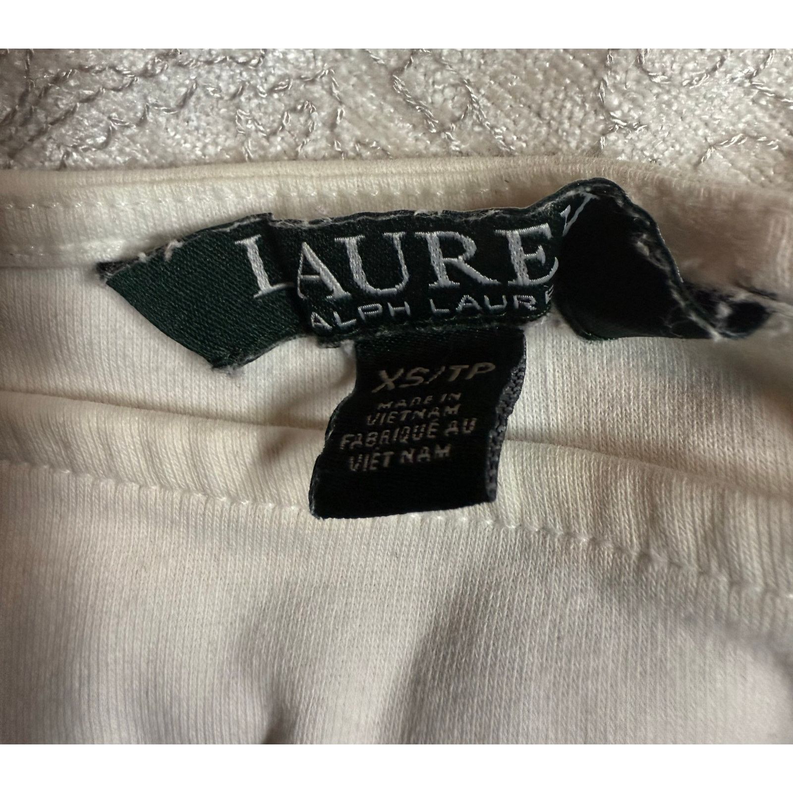 Lauren Ralph Lauren Lauren Ralph Lauren Stretch Boat Neck Short Sleeve Shirt Size XS / US 0-2 / IT 36-38 - 4 Thumbnail