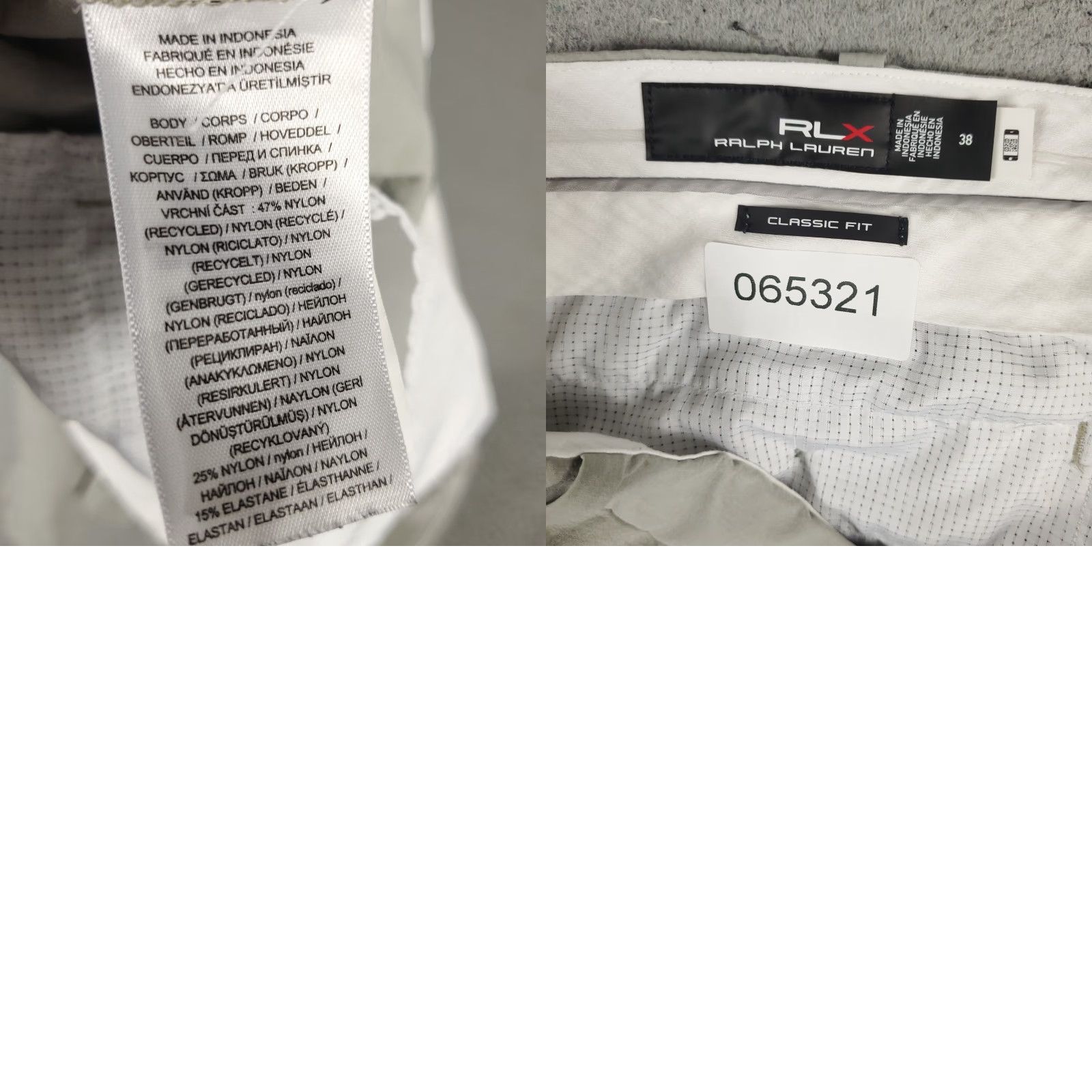 Ralph Lauren RLX Ralph Lauren Shorts Mens Size 38 Gray Nylon Golf Chino Flat Front Casual Office Workwear Modern Sports Size US 38 / EU 54 - 8 Thumbnail