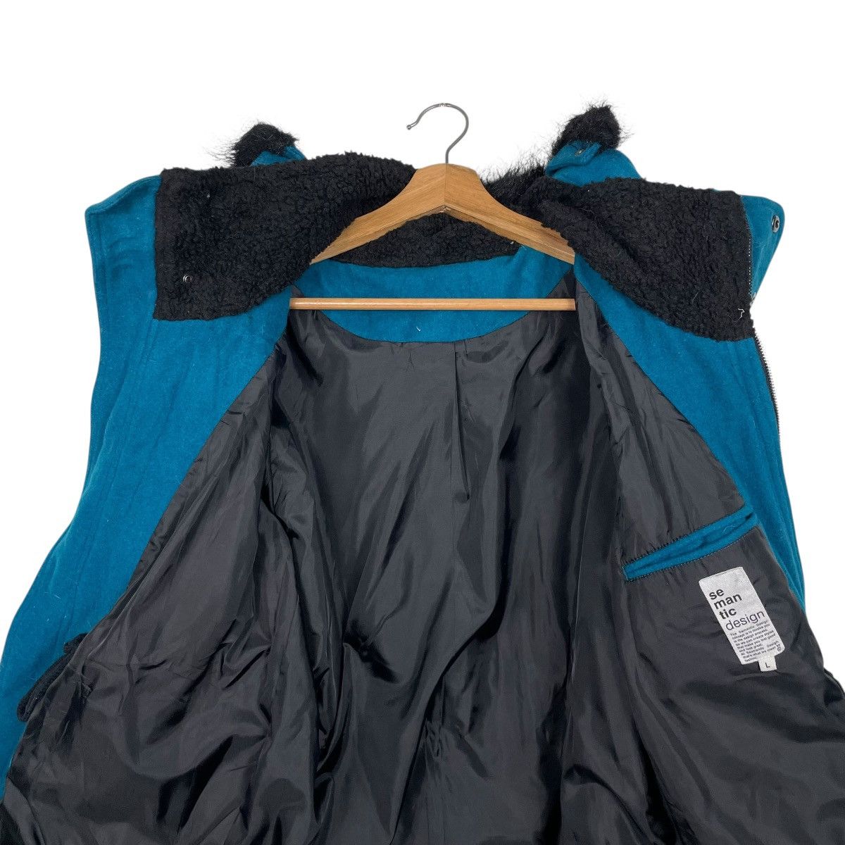 semanticdesign Semantic Design Hooded Wool Duffle Jacket Size US M / EU 48-50 / 2 - 13 Thumbnail