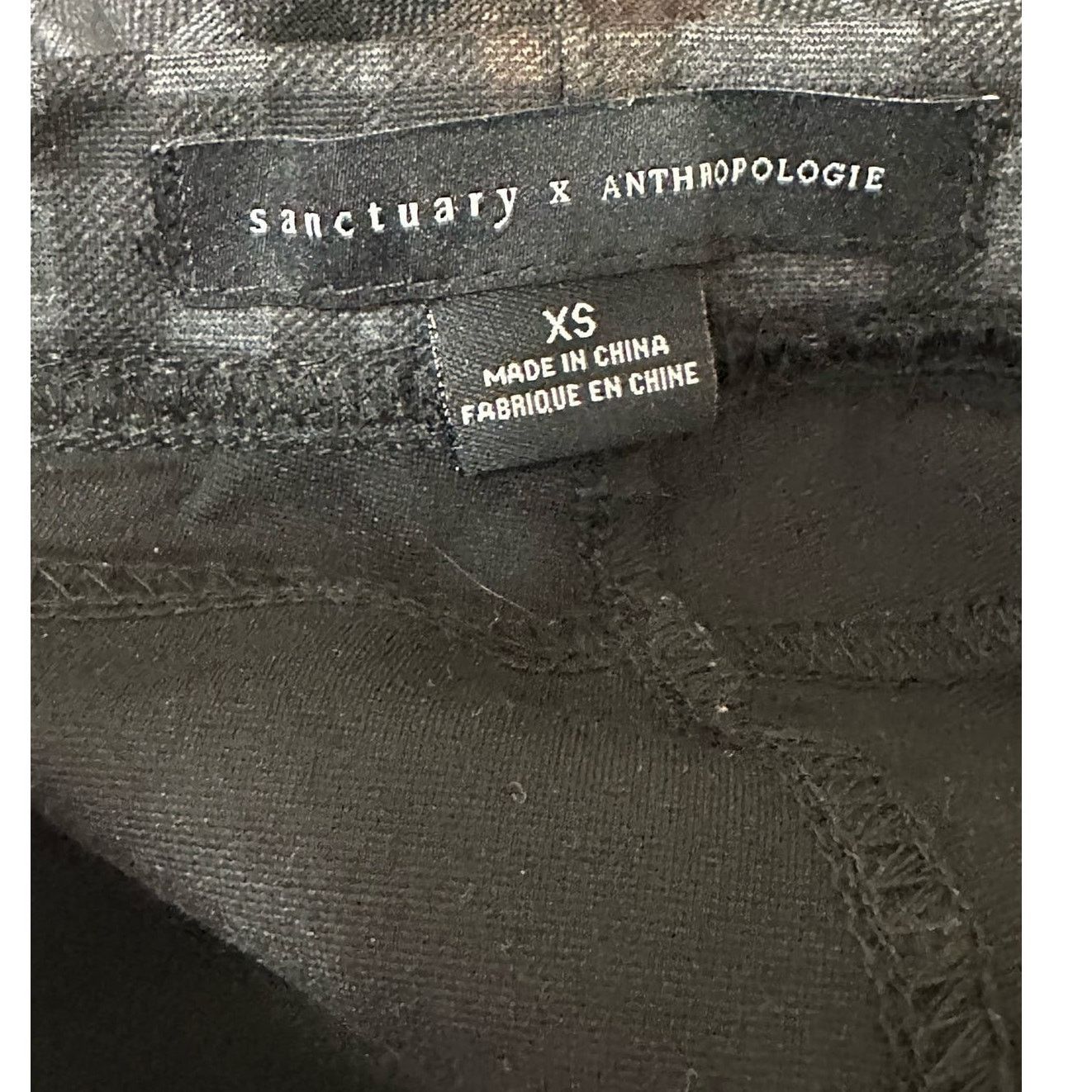 Anthropologie Sanctuary X Anthropologie plaid pull on pants size XS Size 30" / US 8 / IT 44 - 3 Thumbnail