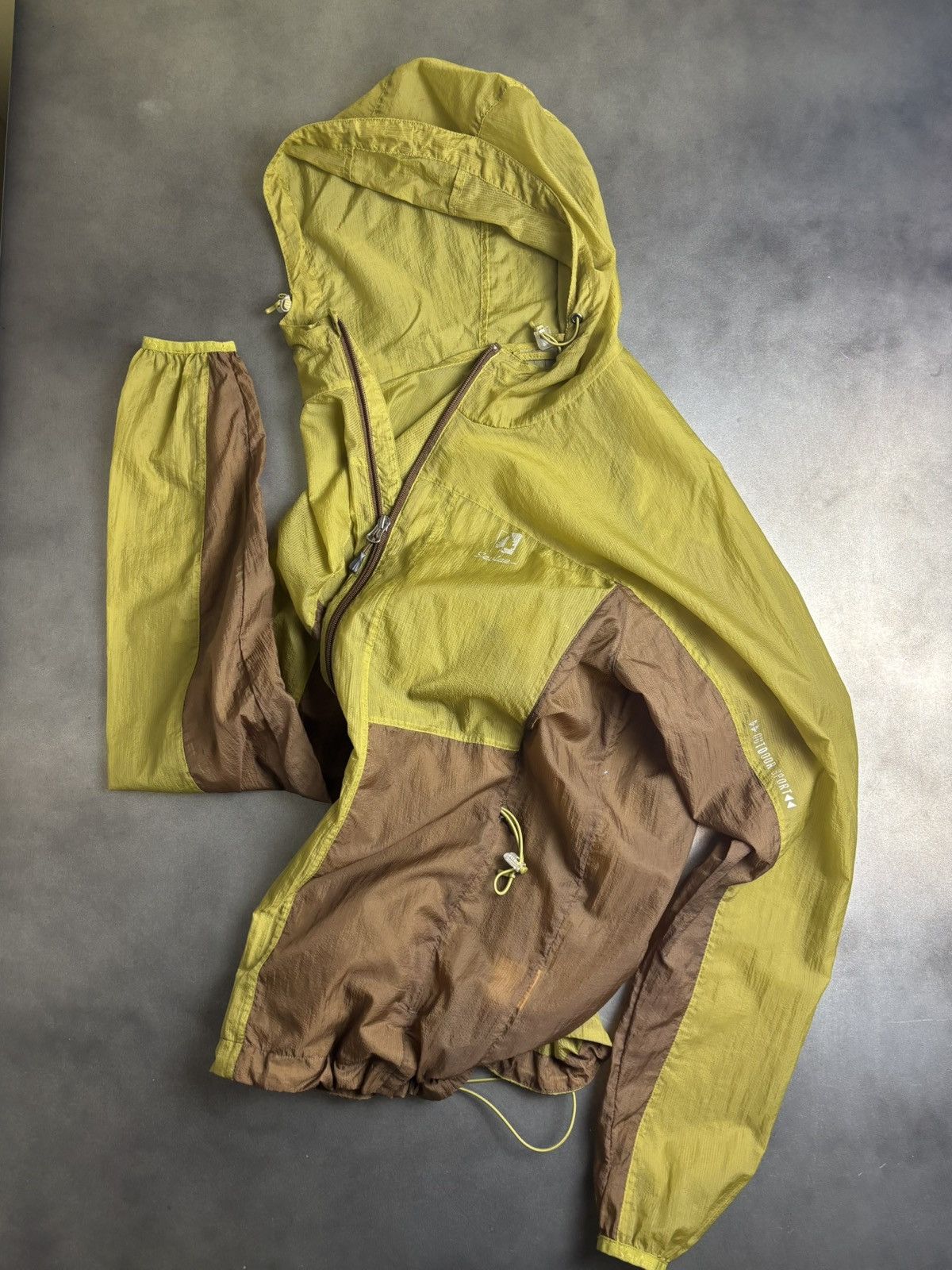 Japanese Brand × Oakley × Salomon Selvae China Mesh Shell Jacket Ultralight Packable Sheer Size US S / EU 44-46 / 1 - 1 Thumbnail