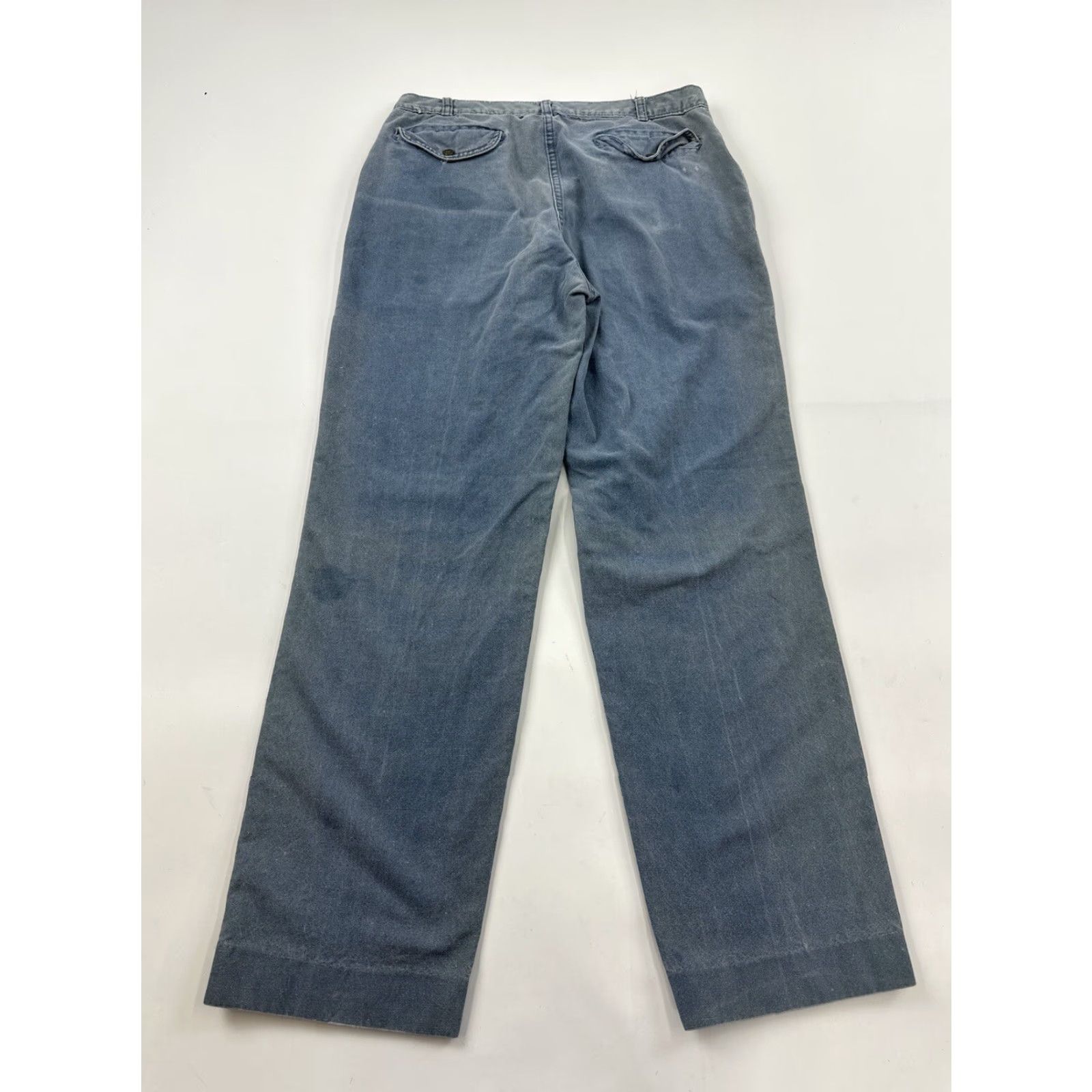 Vintage VINTAGE Graffiti Jeans Men 31x30 Blue Wide-Leg 80s Relaxed Fit 34 Tag HK Mens Size US 31 - 2 Thumbnail