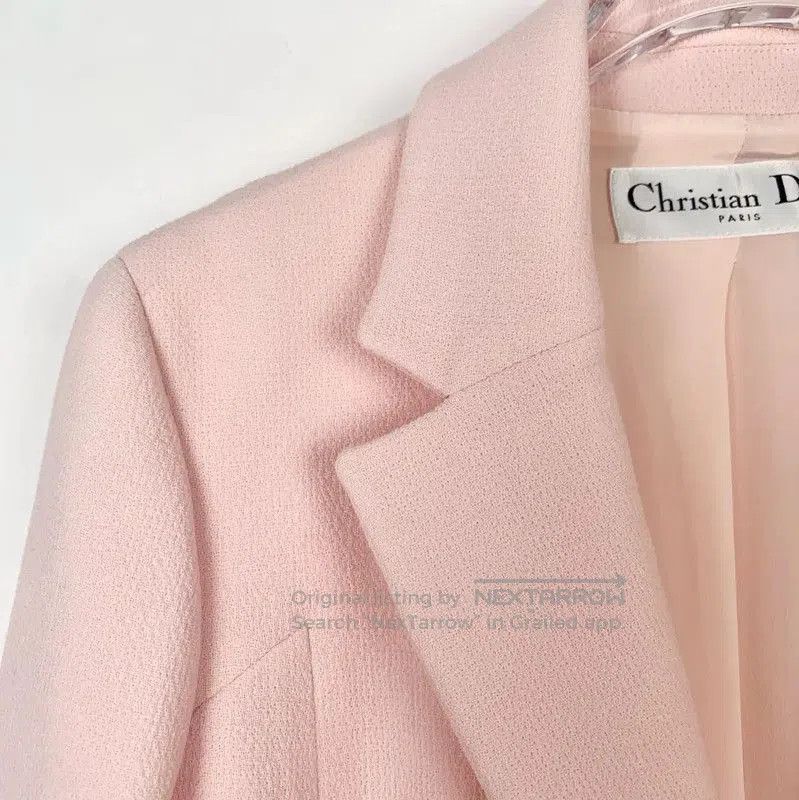 Dior Dior Light Pink Women's Wool Jacket . Size XS / US 0-2 / IT 36-38 - 3 Thumbnail