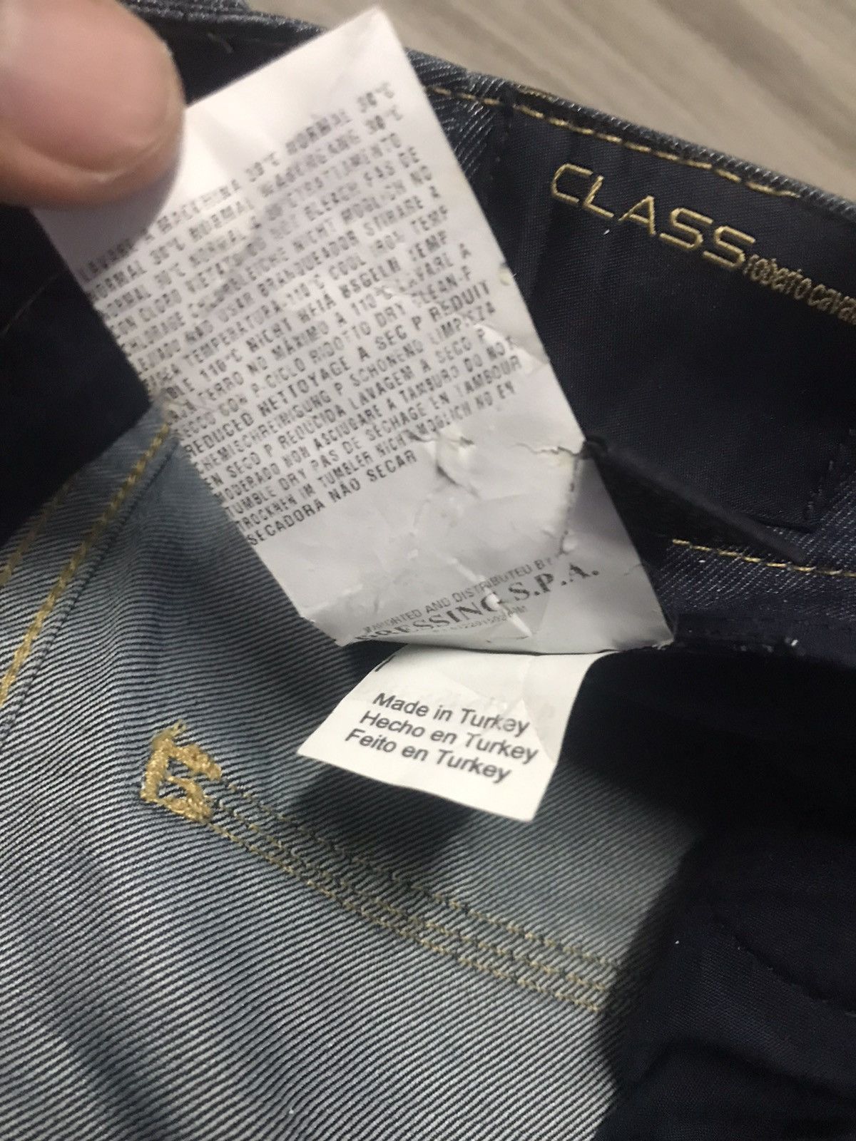 Roberto Cavalli CLASS ROBERTO CAVALLI - Flare High Rise Jeans Size 27" / US 4 / IT 40 - 9 Thumbnail