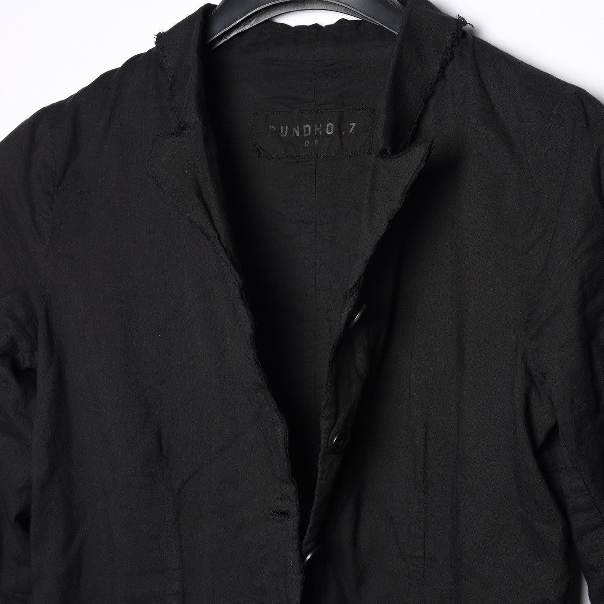 Rundholz Rundholz DIP Black Cotton Shirt Light Jacket Blazer Size S / US 4 / IT 40 - 13 Thumbnail