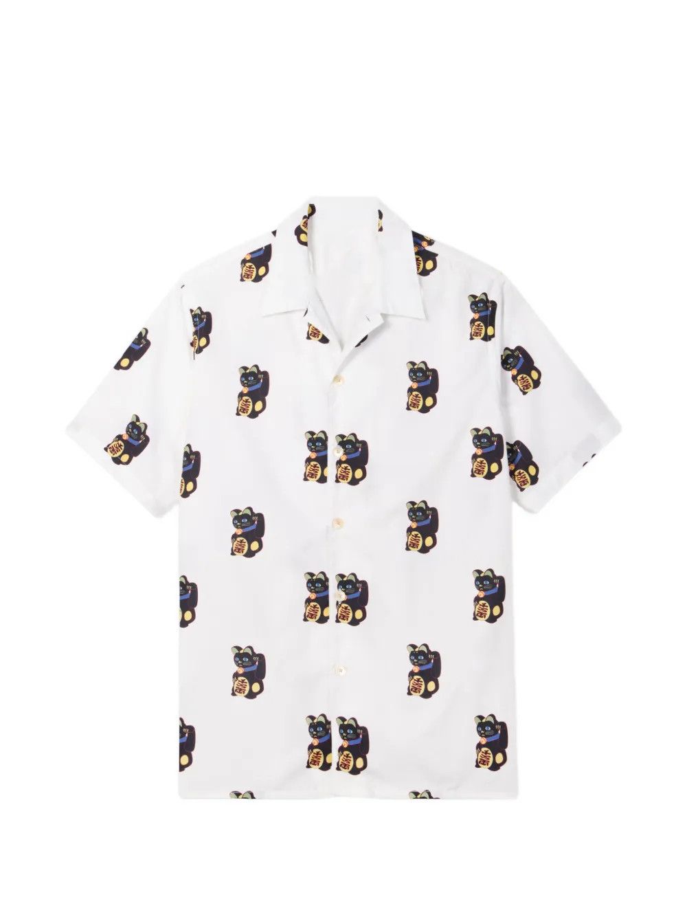 Other Lucky Cat Print Short-Sleeve Shirt Size US L / EU 52-54 / 3 - 2 Thumbnail