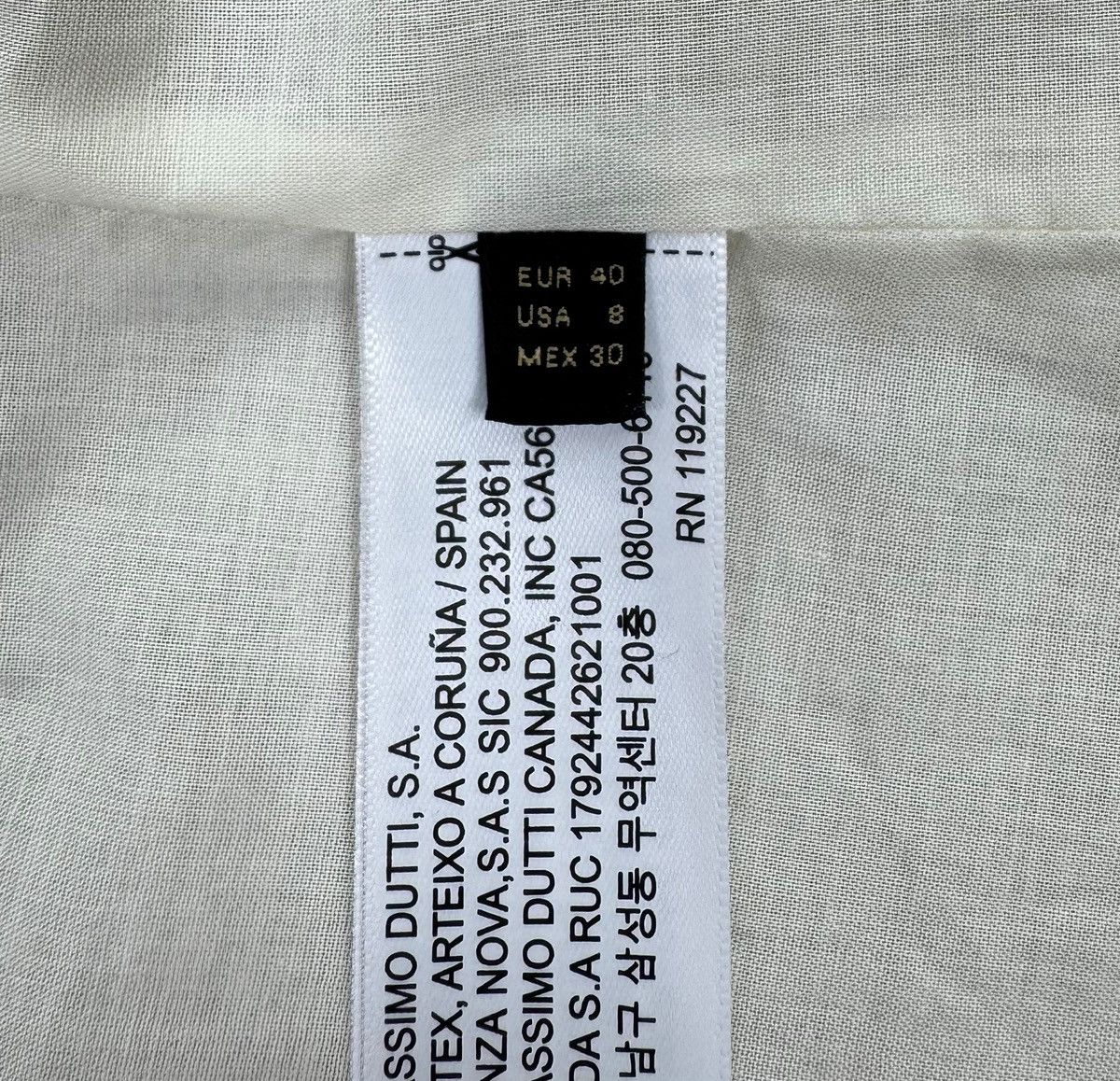 Massimo Dutti Massimo Dutti Linen Blazer Ivory size US8 EU40 Size M / US 6-8 / IT 42-44 - 11 Thumbnail