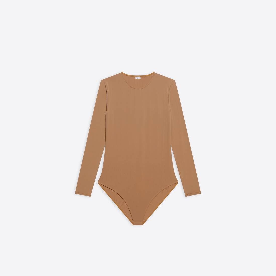 Balenciaga o1bcso1str1024 Body Long Sleeve Top in Beige Size XS / US 0-2 / IT 36-38 - 1 Thumbnail