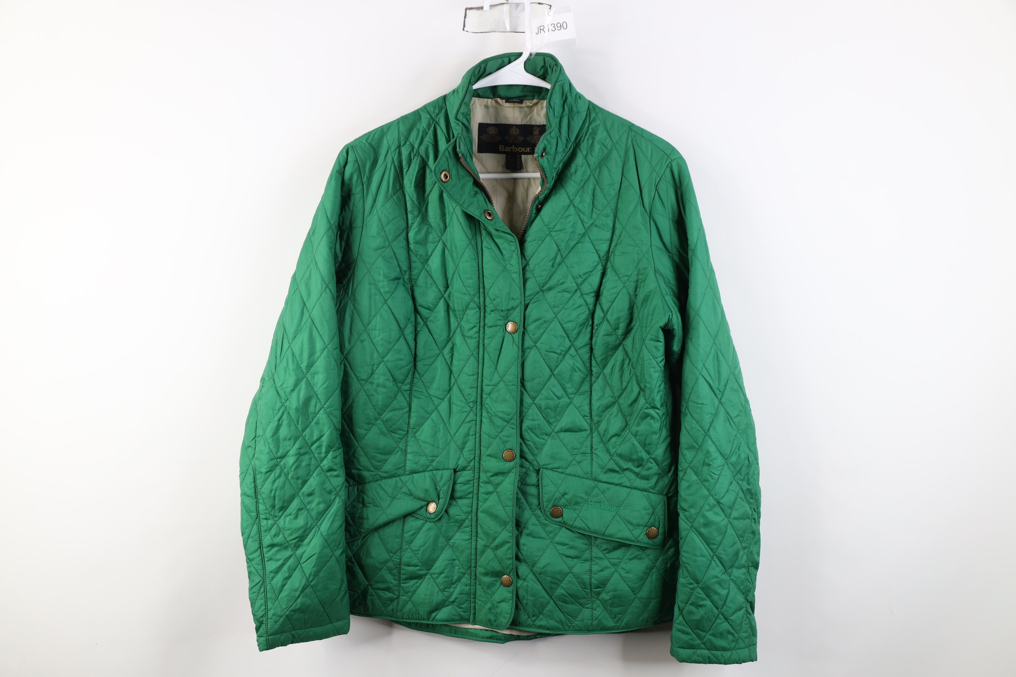 Barbour Barbour Cavalry Quilted Full Zip Jacket Kelly Green Size L / US 10 / IT 46 - 1 Thumbnail