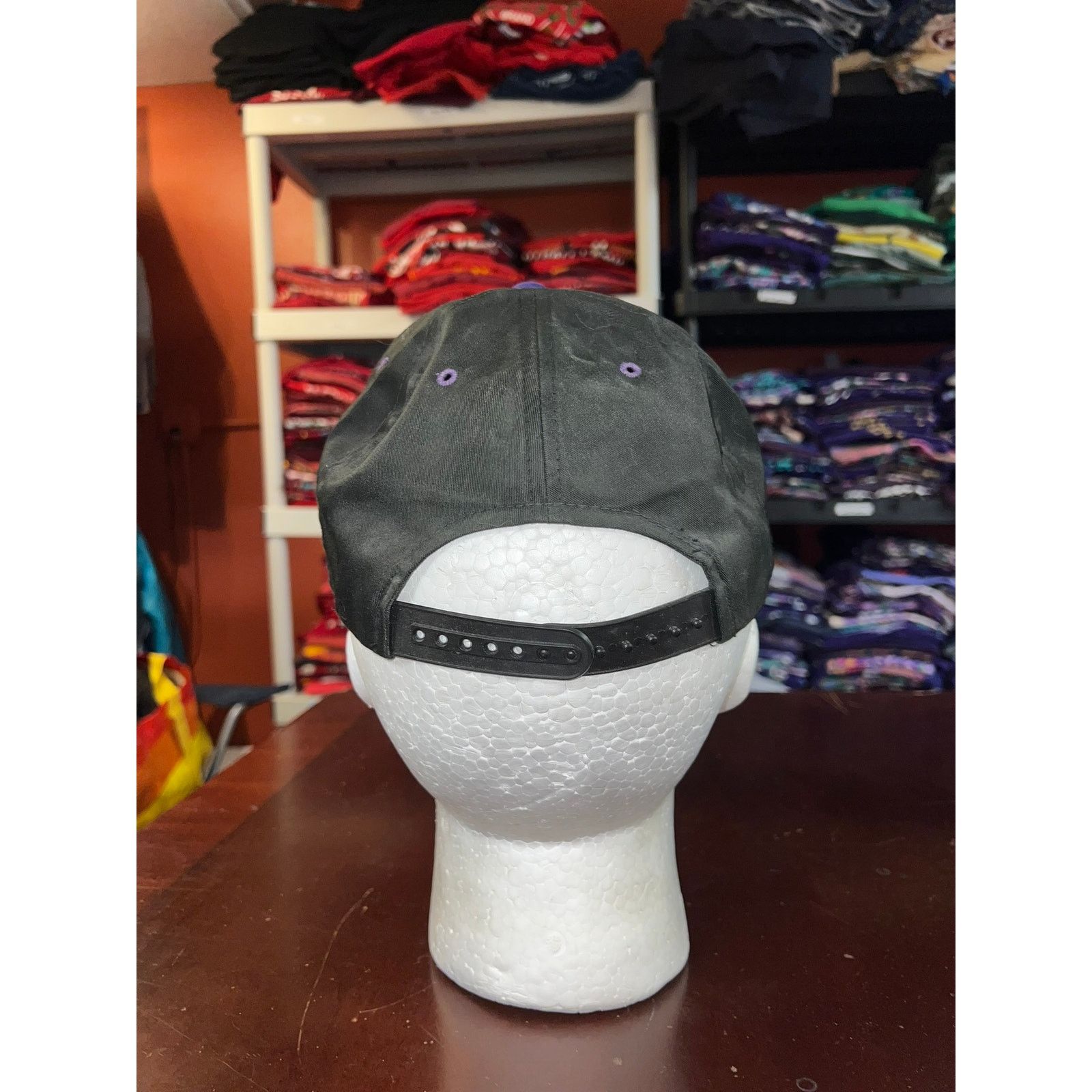 Vintage Vintage Powerall Hat Purple Black Snapback Cap 90s 1990s OS Size ONE SIZE - 5 Thumbnail